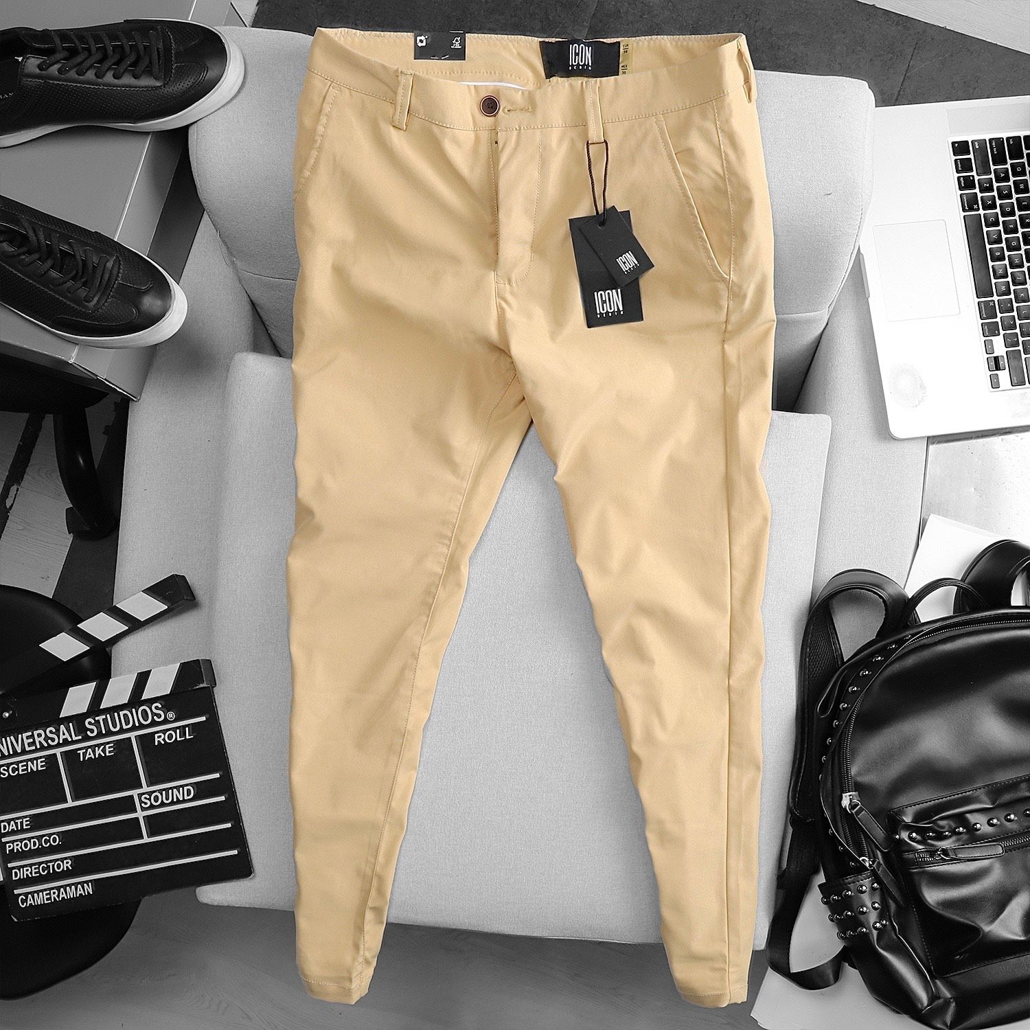 Quần kaki ICON DENIM slim fw19