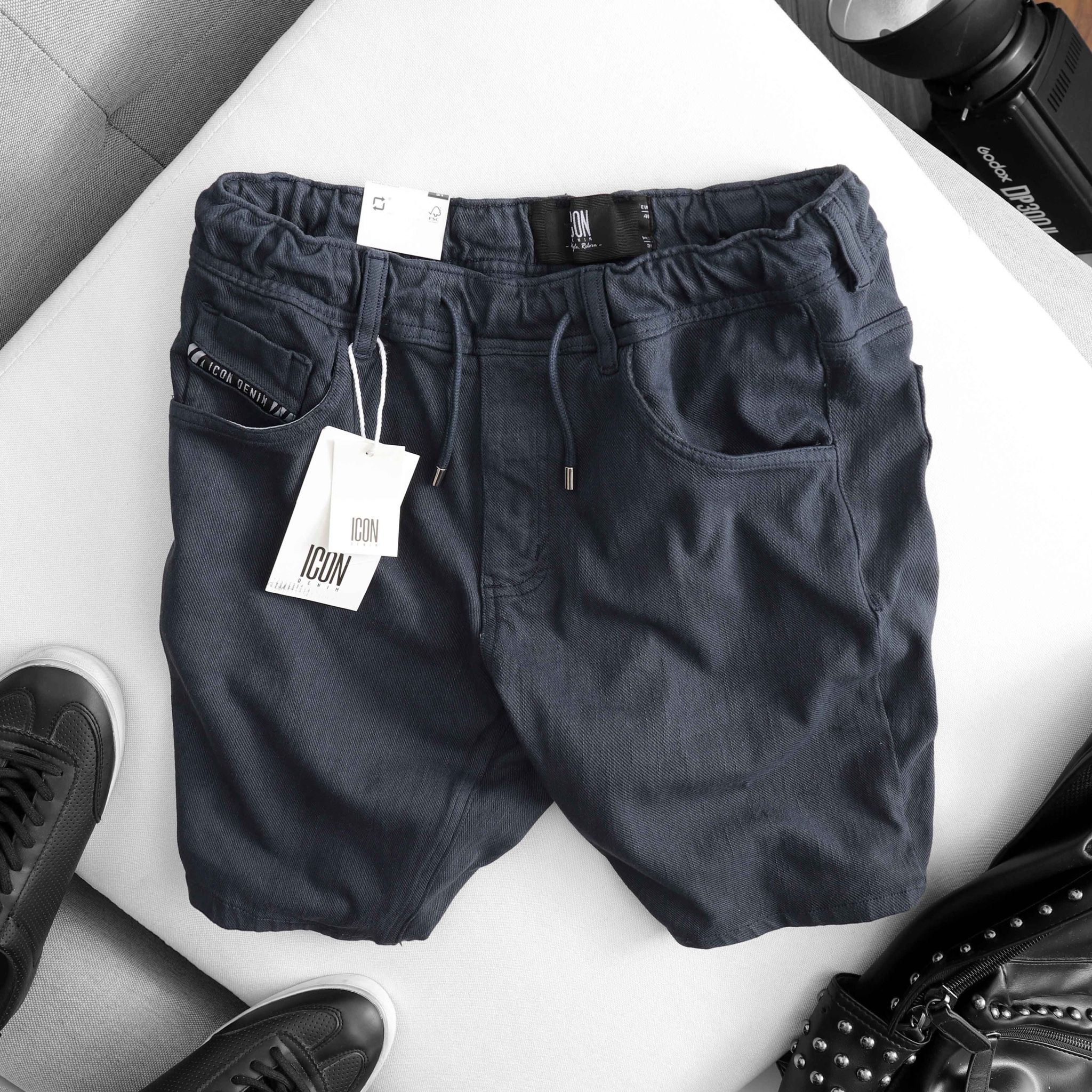 Quần Short jeans ICON DENIM Wash