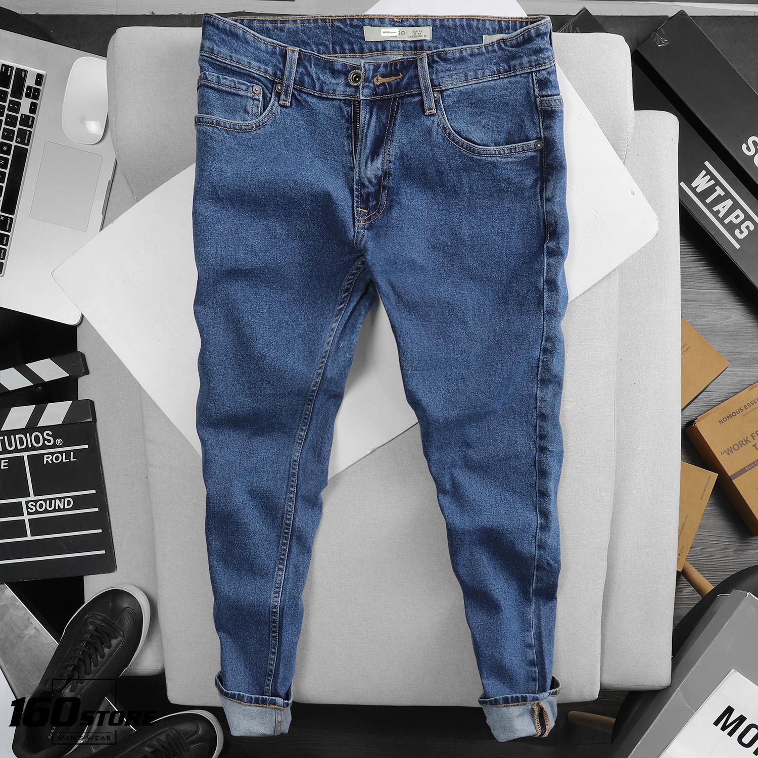 Quần Jean M.N.G Blue slim fit
