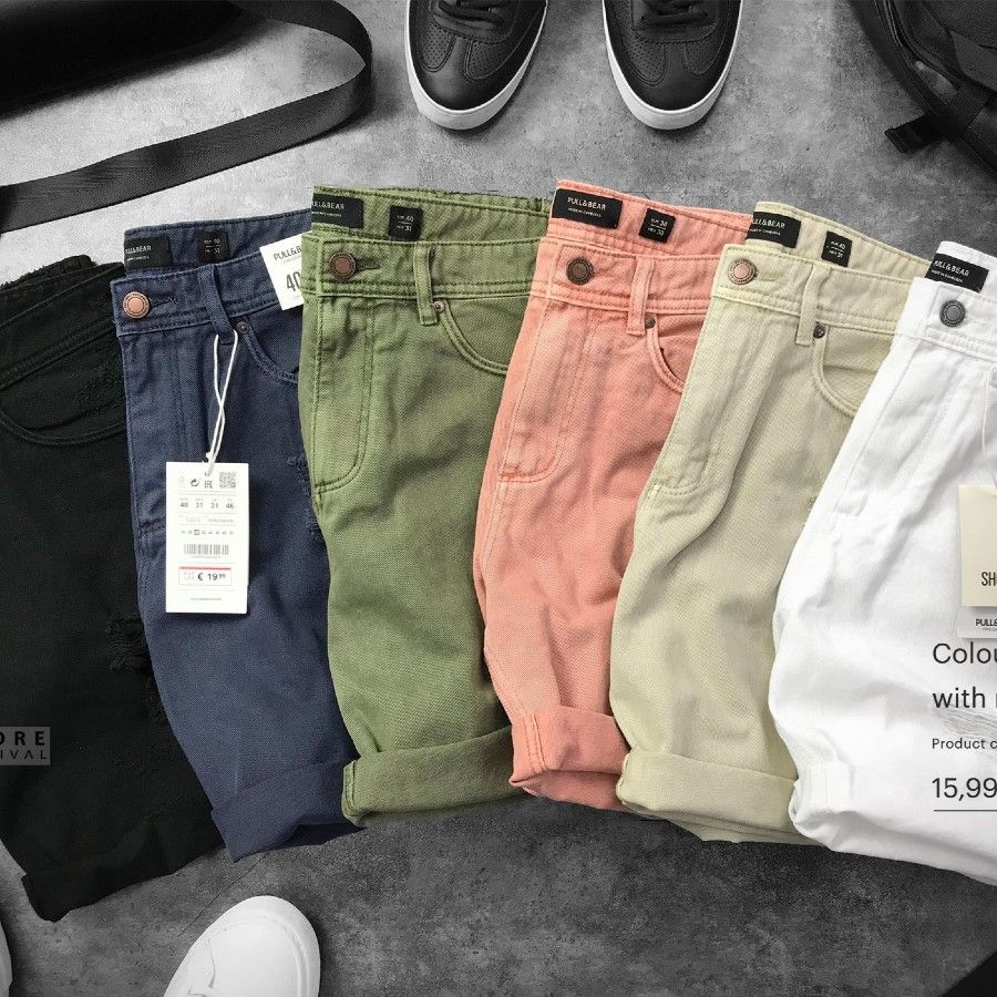 P.&.B Coloured Bermuda Shorts