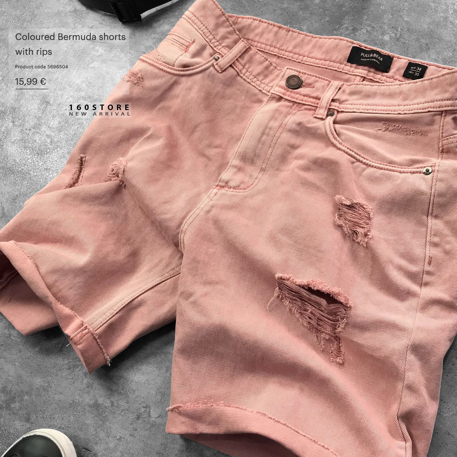 P.&.B Coloured Bermuda Shorts
