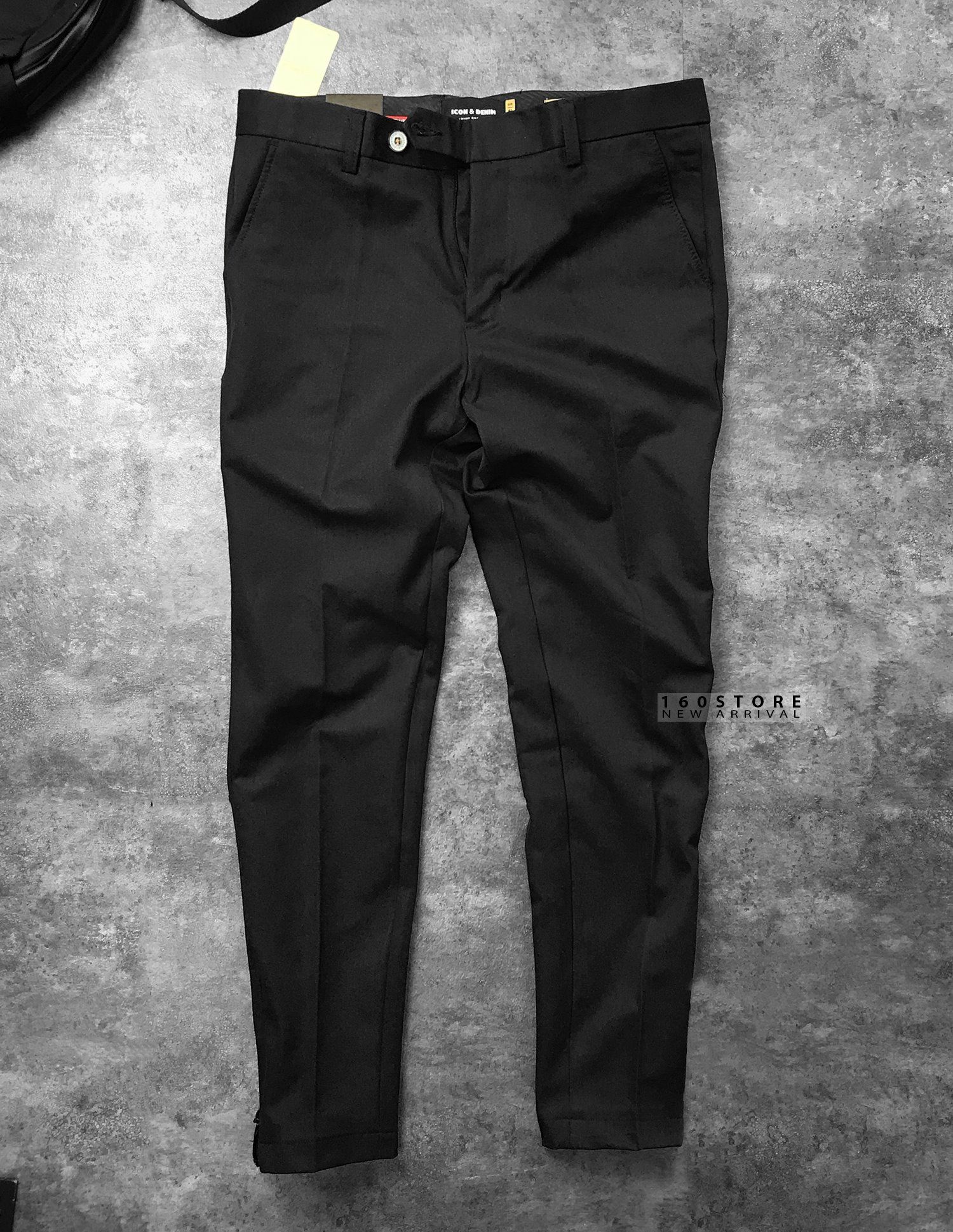 Icon & Denim Trousers with Zip