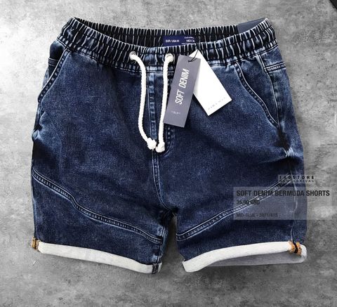 ZRA Soft Denim Bermuda Shorts