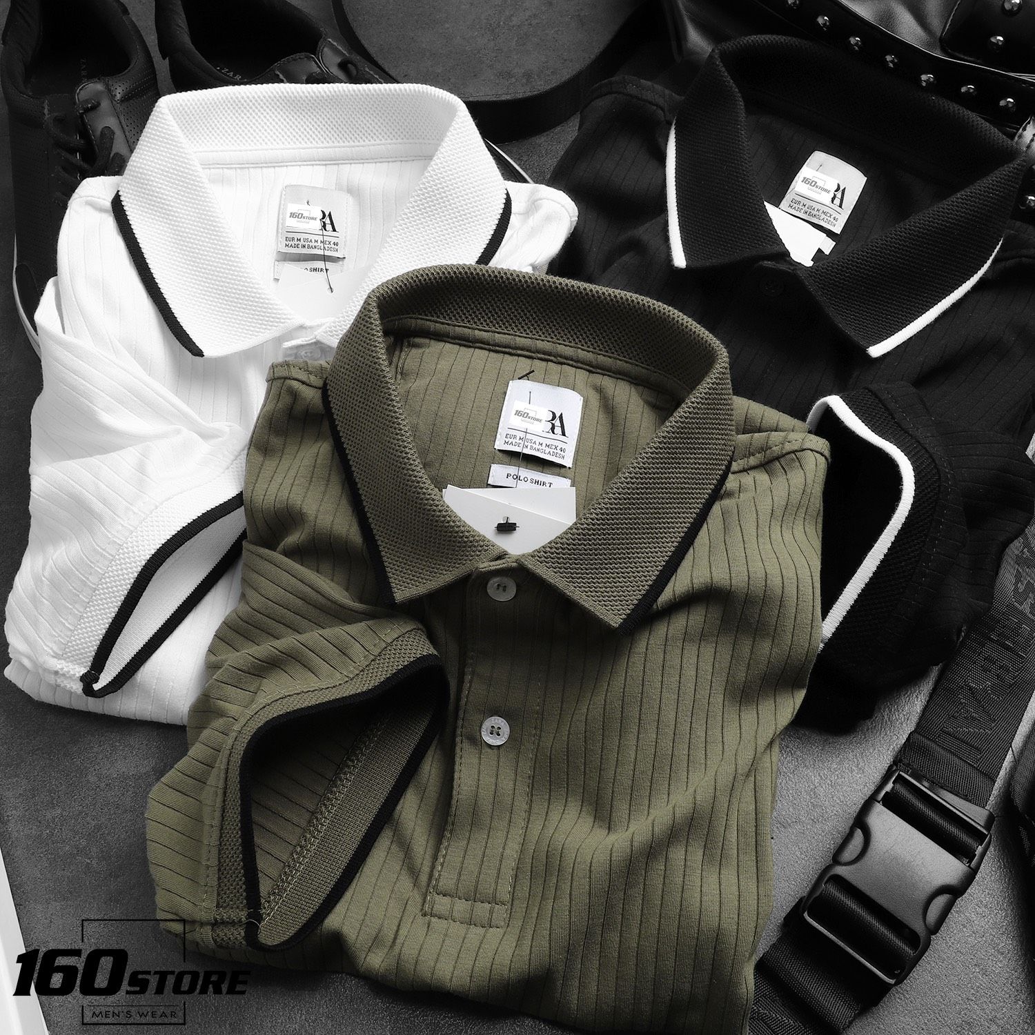 Áo polo ZRA viền cổ