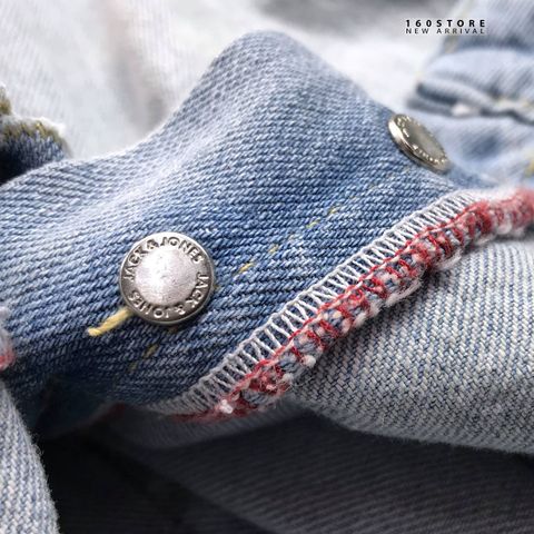 J.&.J Ripped Denim Shorts