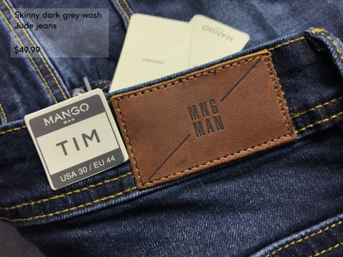 MNG Mid Blue Skinny Jeans