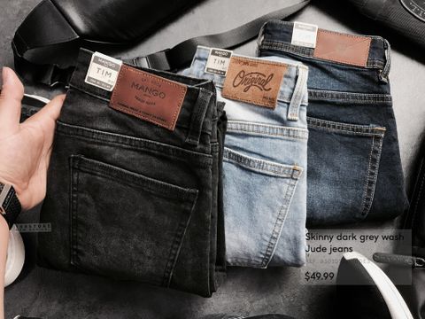 MNG Mid Blue Skinny Jeans