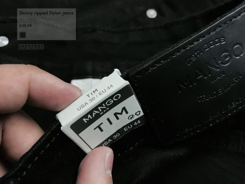 M.N.G Skinny Ripped Dylan Jeans