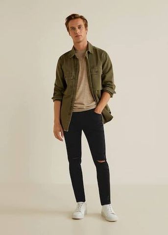 M.N.G Skinny Ripped Dylan Jeans