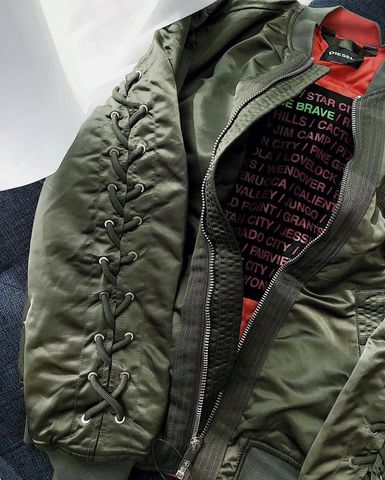 DSL Green J-West Bomber Jacket