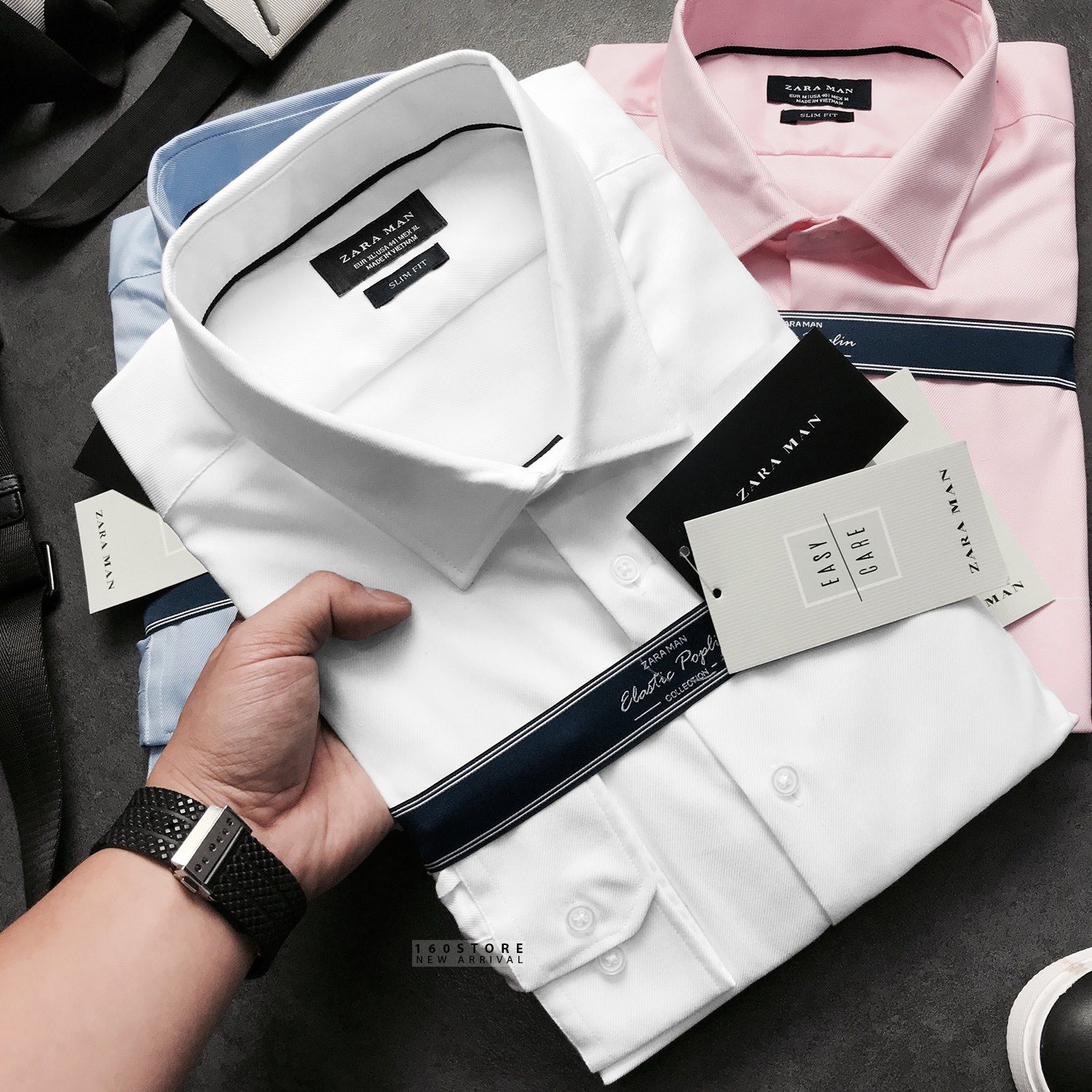 ZRA Elastic Poplin Shirts