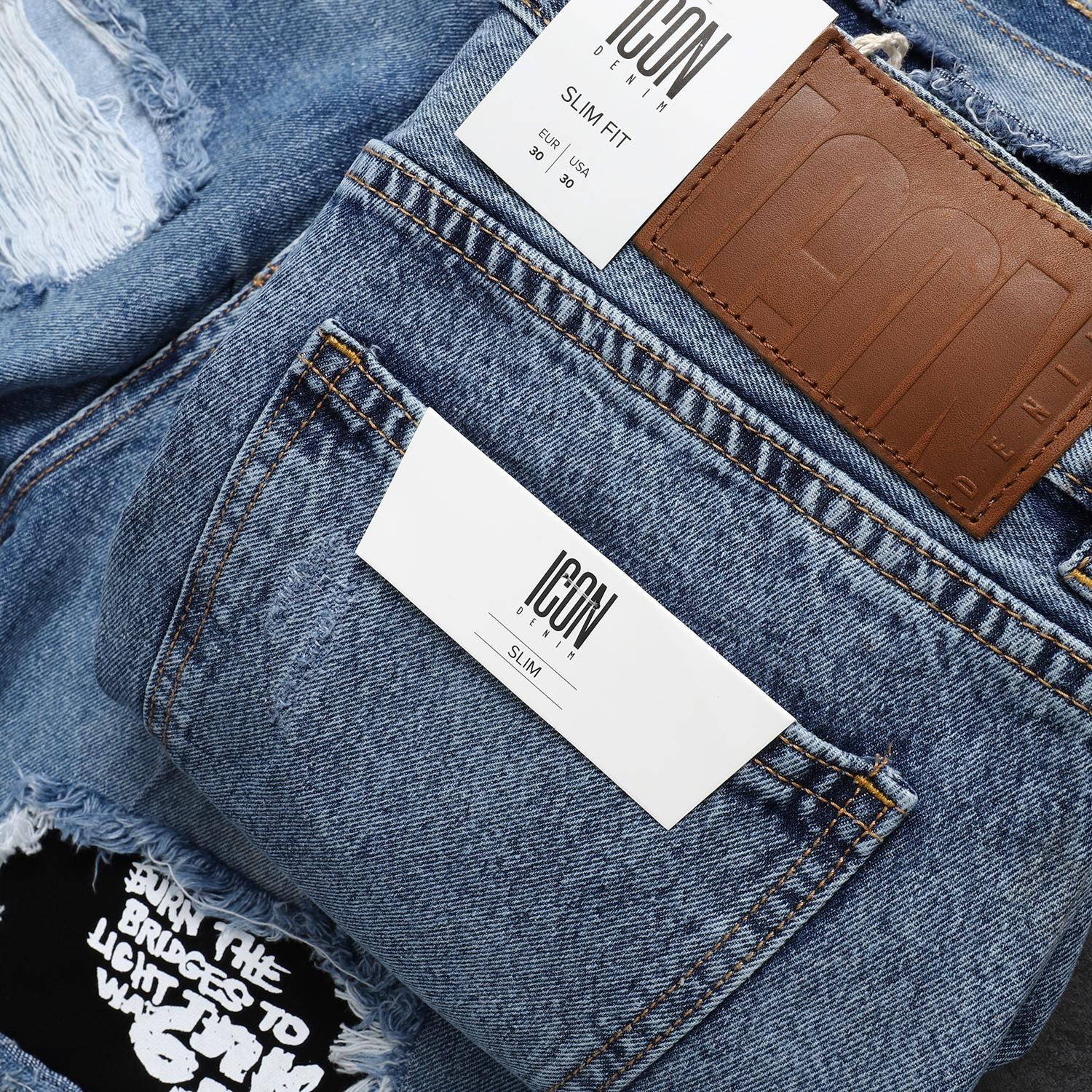 Quần short ICON DENIM ripped