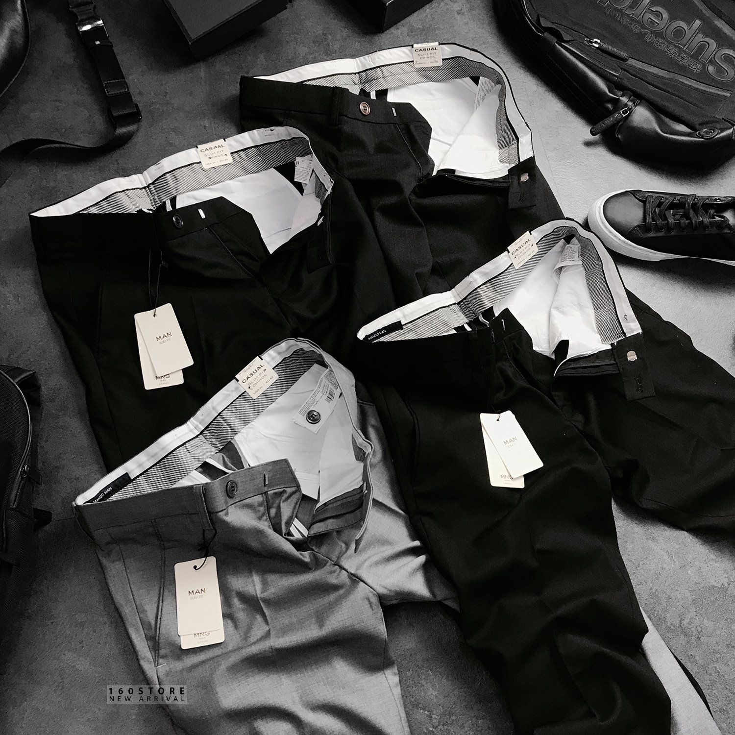 M.N.G Slim Suit Trousers