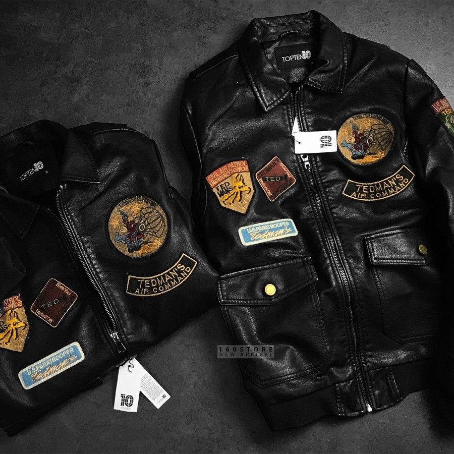 T0PTEN Faux Leather Jackets