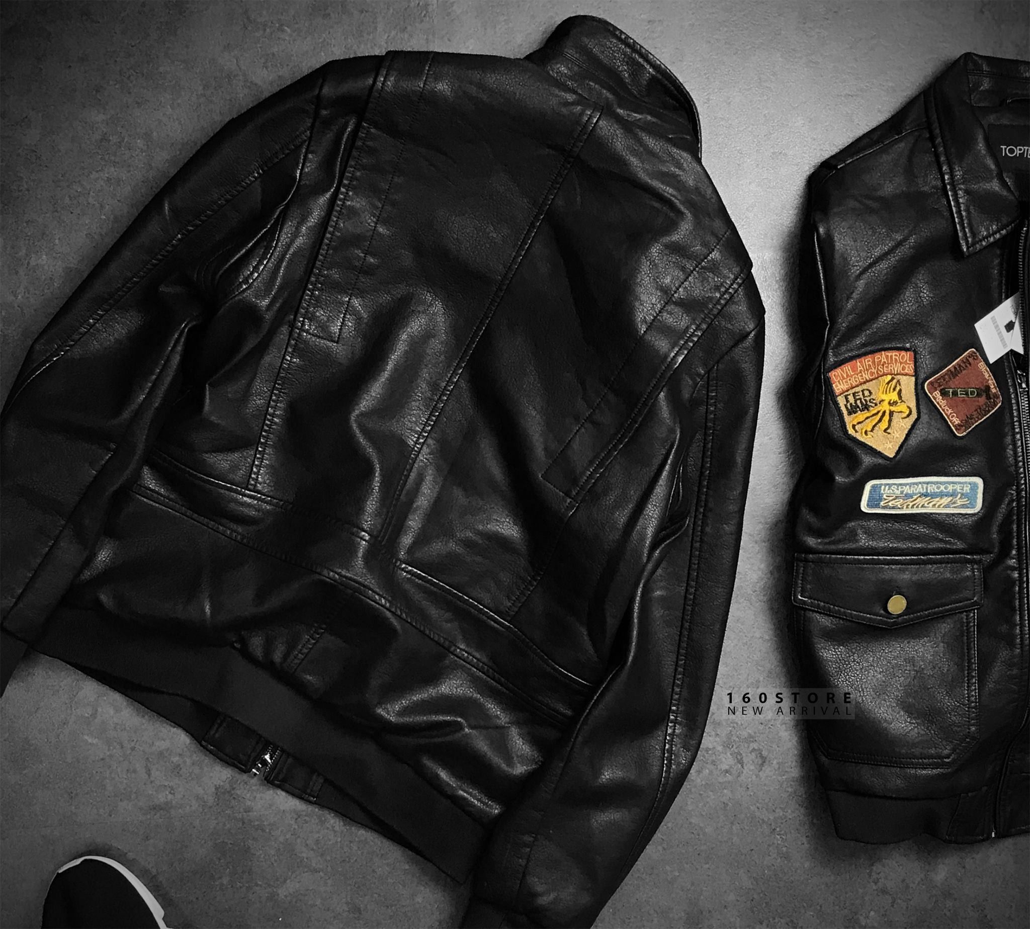 T0PTEN Faux Leather Jackets