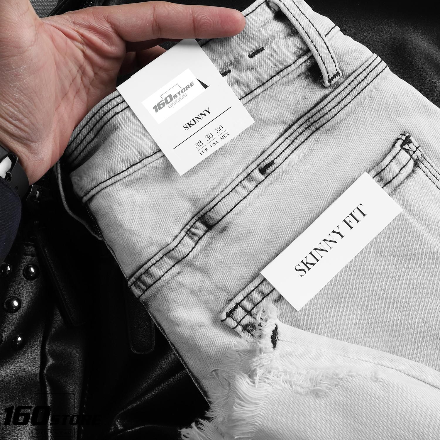 Quần jean ZRA ripped skinny