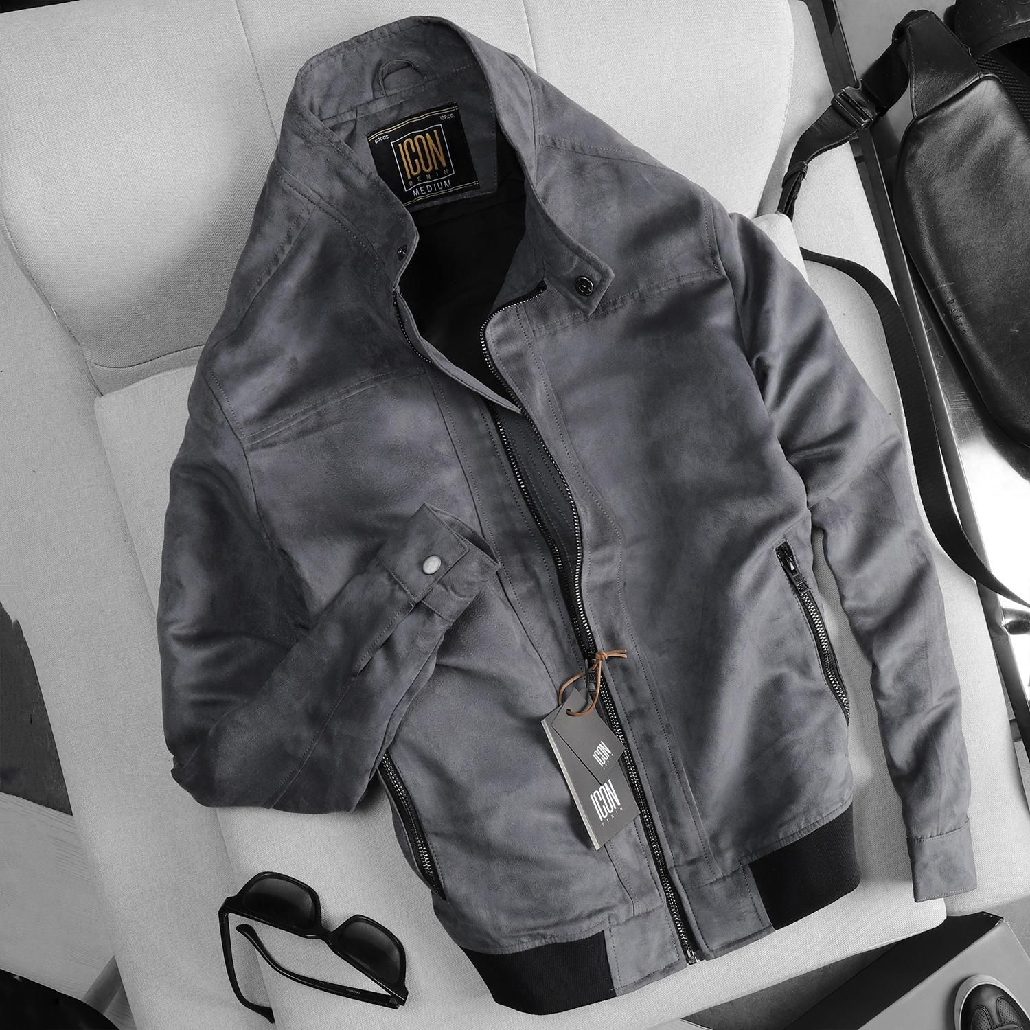 Áo khoác ICON DENIM da lộn