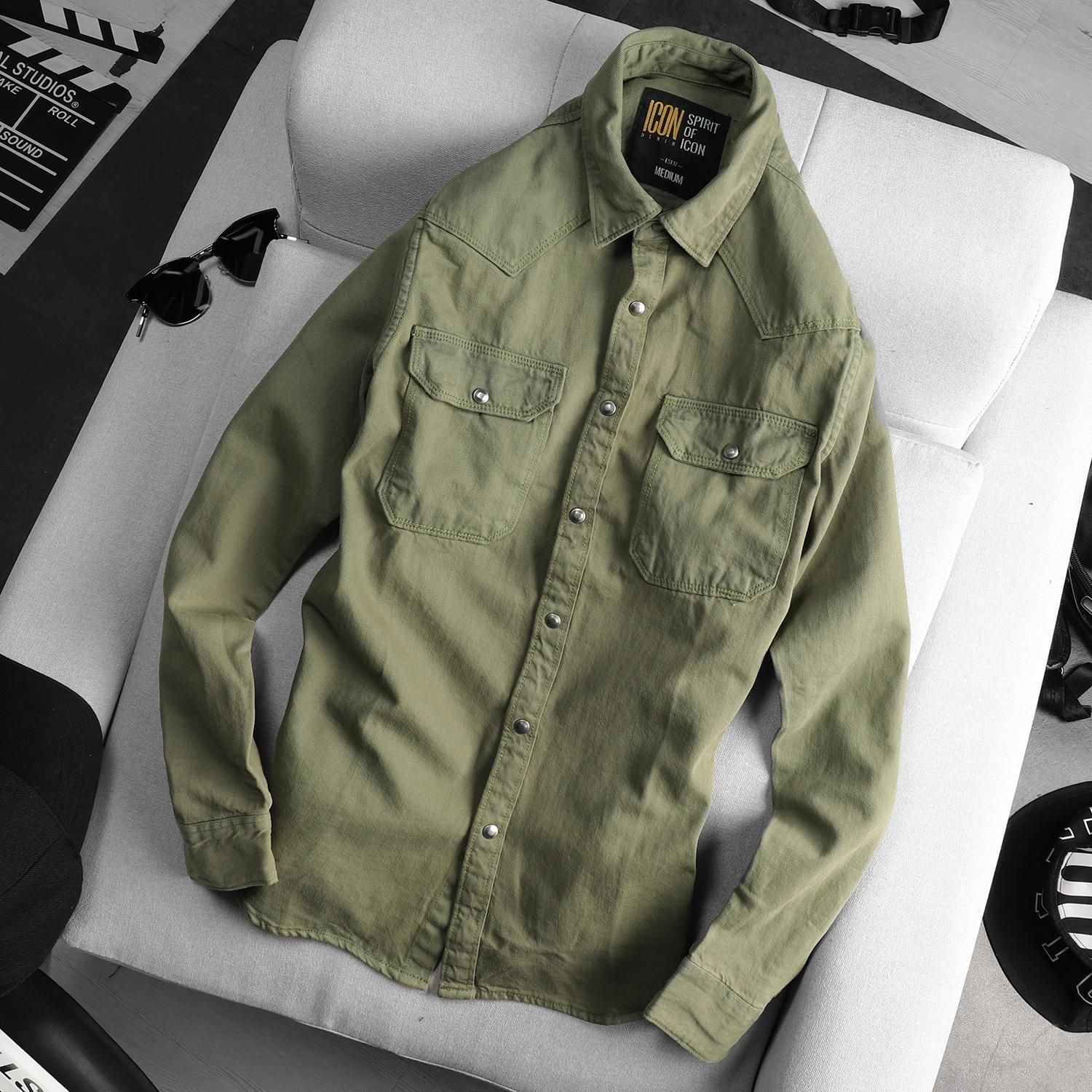 Áo sơmi jean ICON DENIM