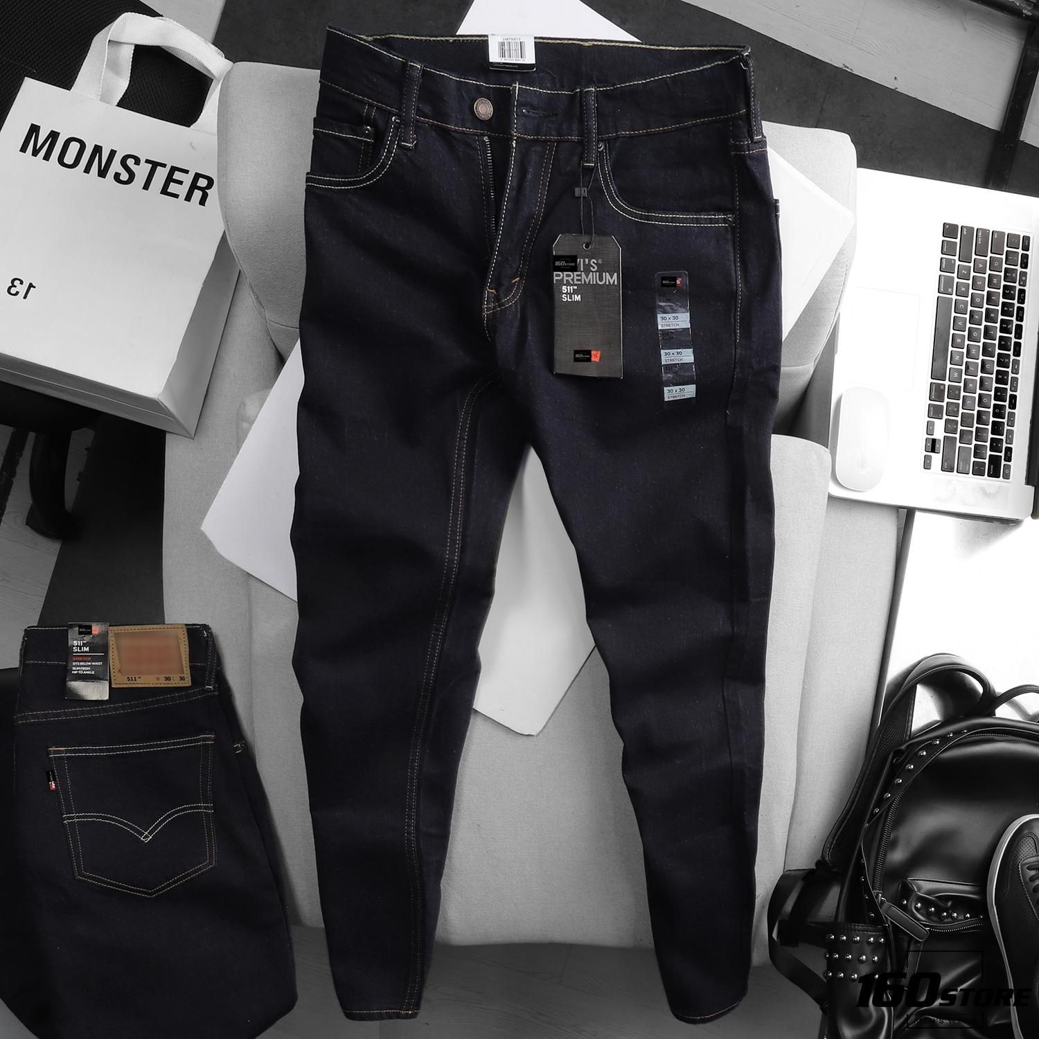 Quần Jean LVIS slim indigo