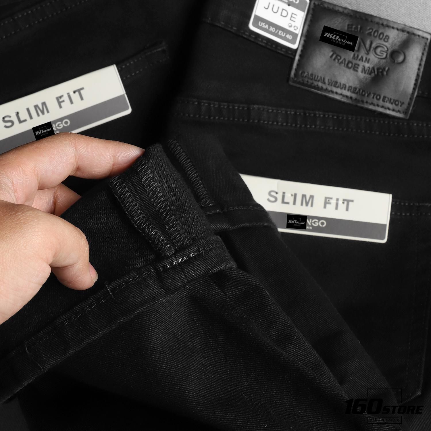 Quần jean M.N.G black slim fit