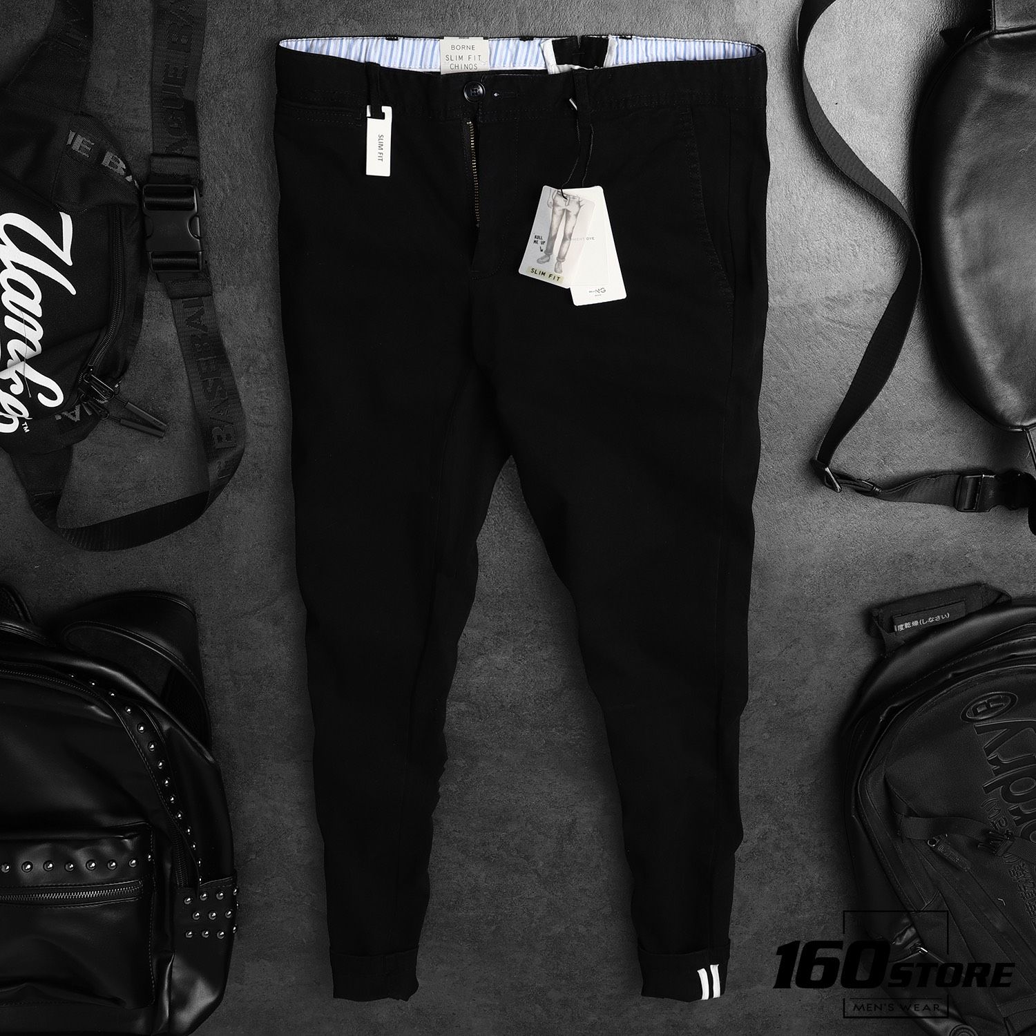 Quần kaki M.N.G borne slim fit