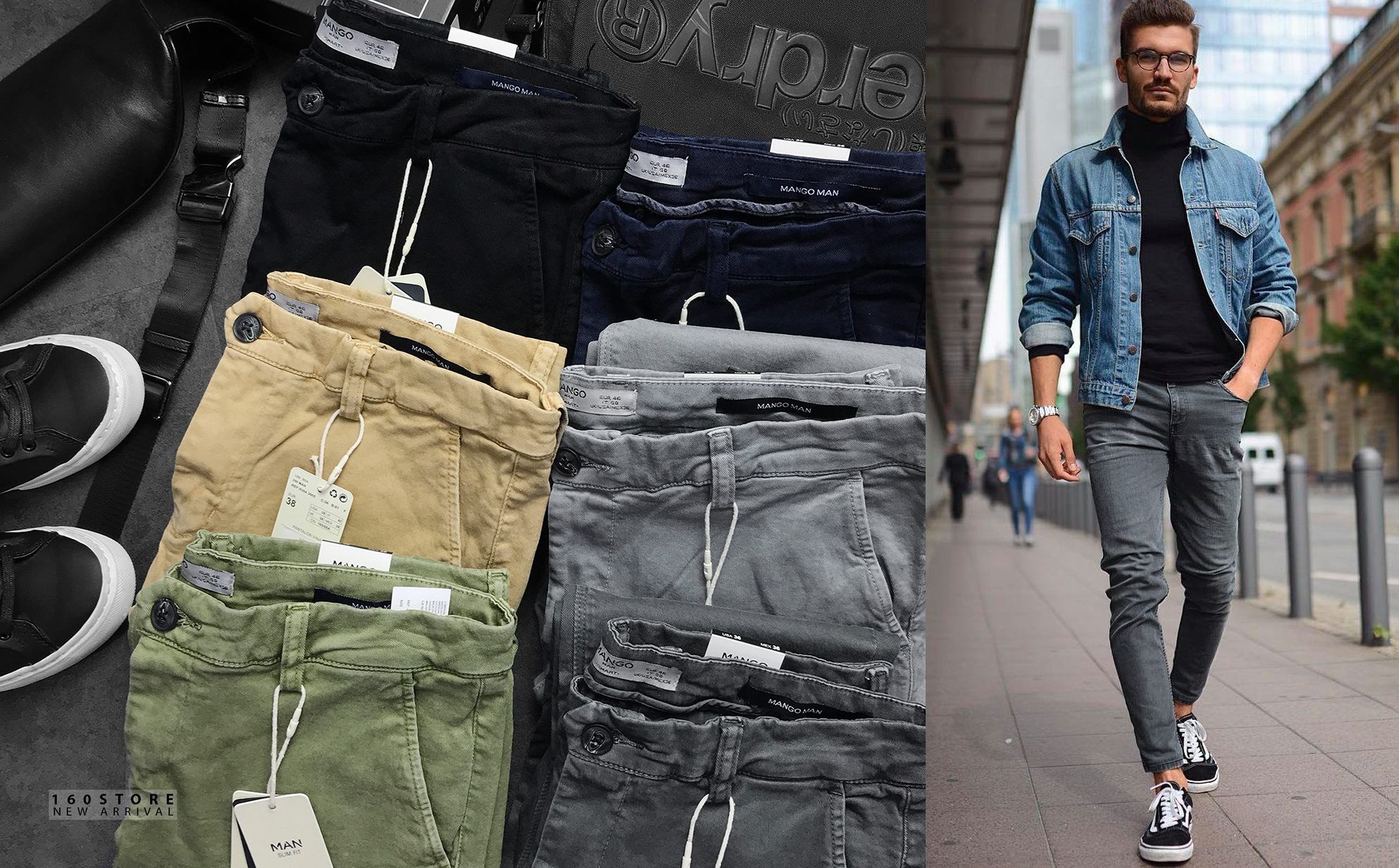 MNG Slim fit Cotton Chinos