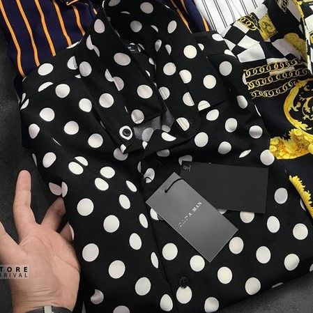 Áo sơ mi ZRA chấm bi