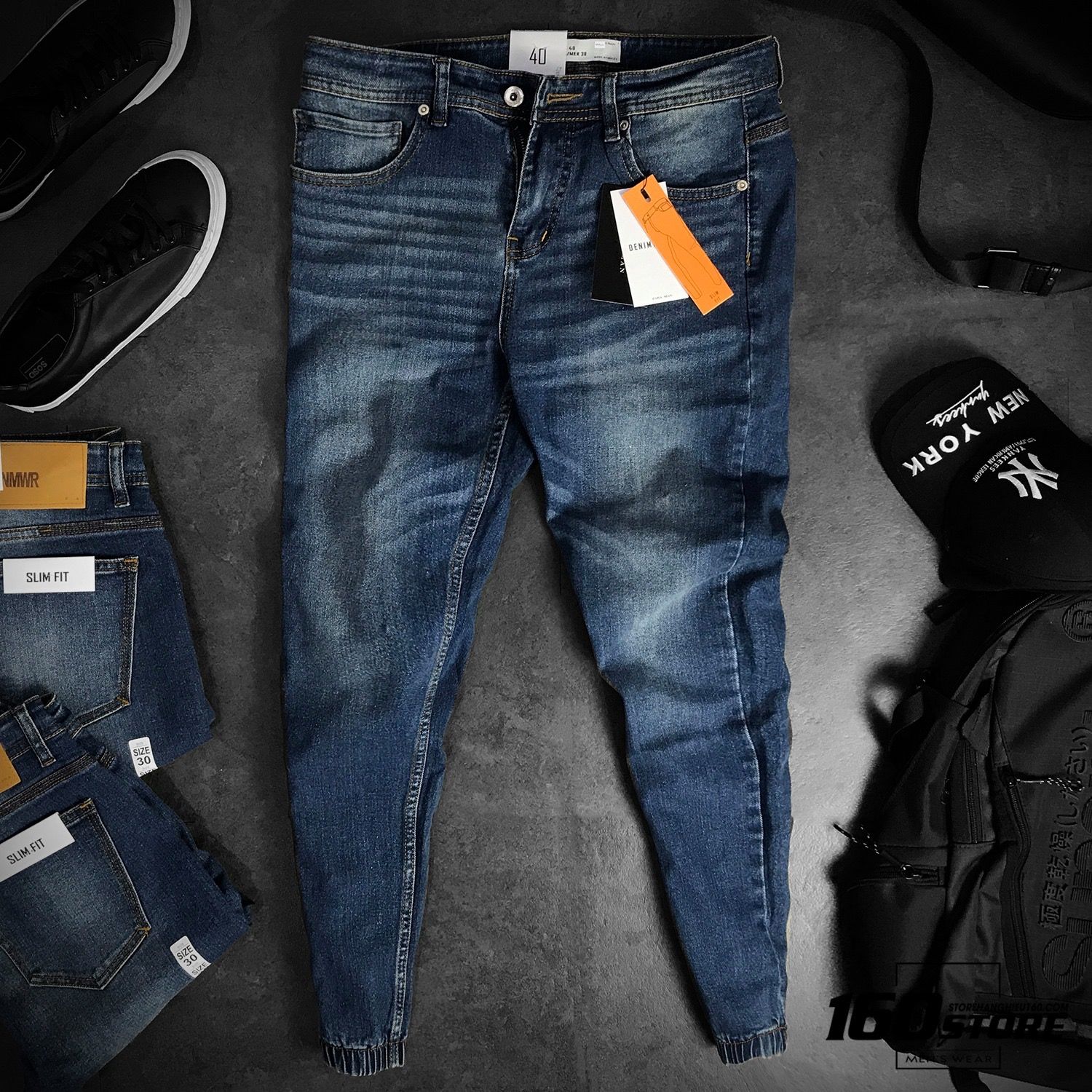 Quần jogger denim ZRA