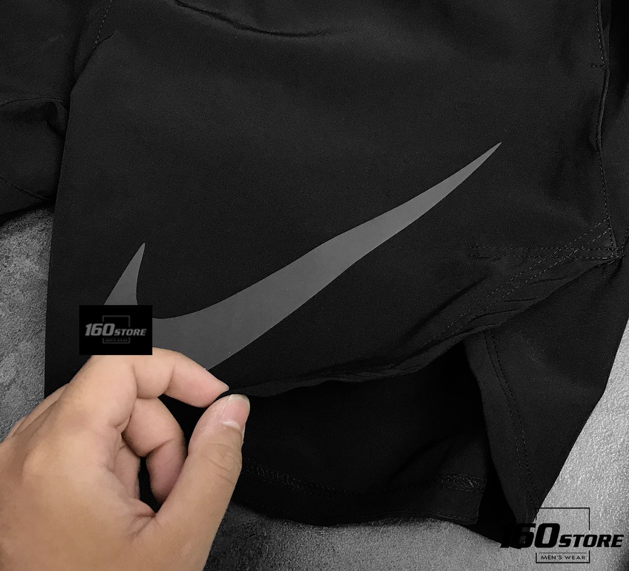 Quần short NlKE black logo