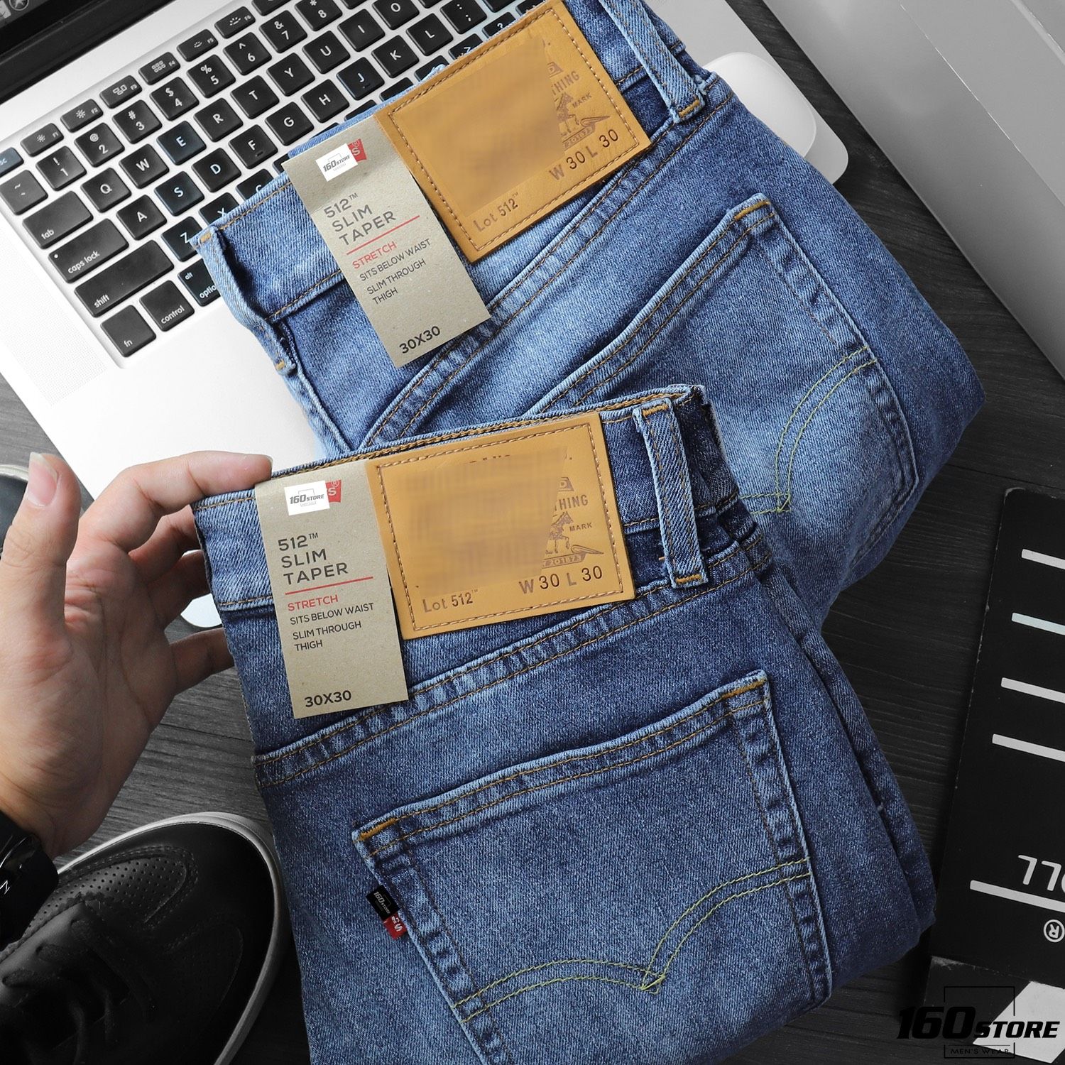 Quần Jean LVIS 512 slim taper