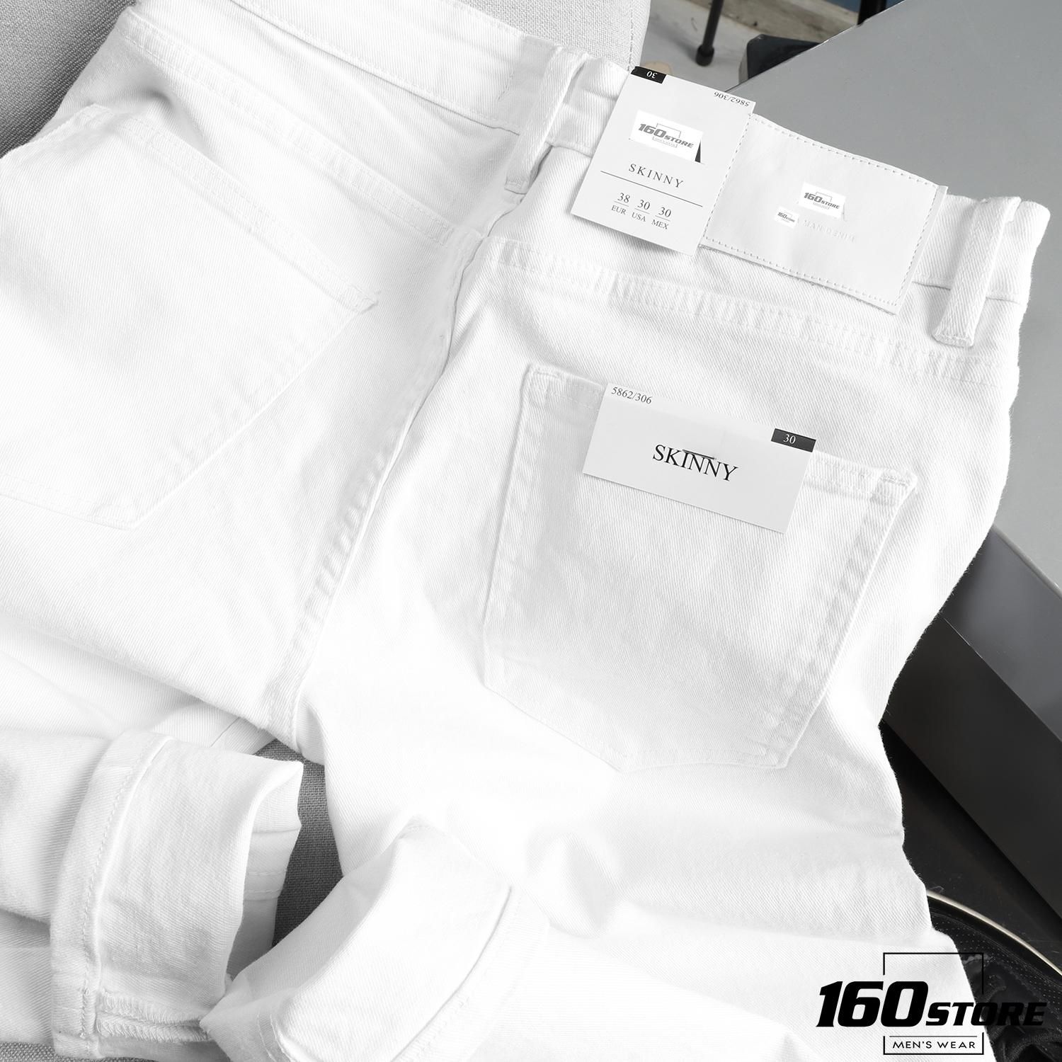 Quần jean ZRA white skinny