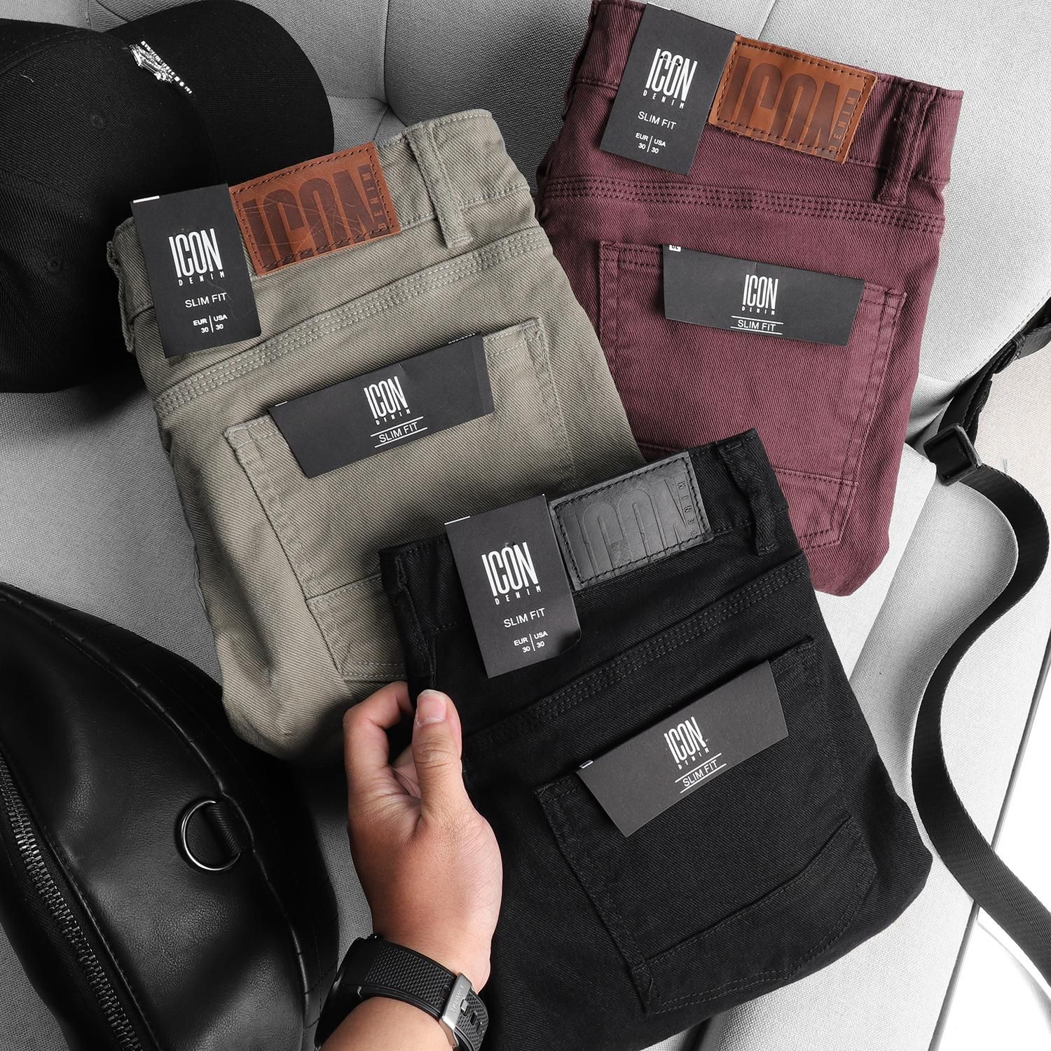 Quần kaki ICON DENIM slim