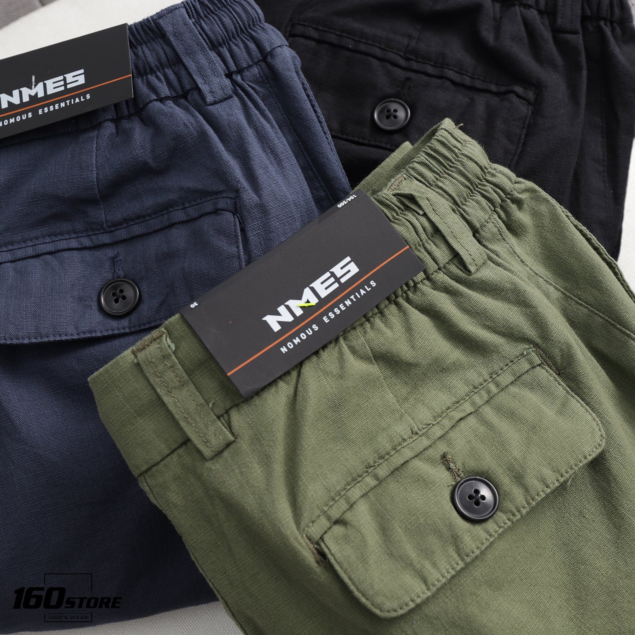 Quần dài linen lưng thun NOMOUS ESSENTIALS slim