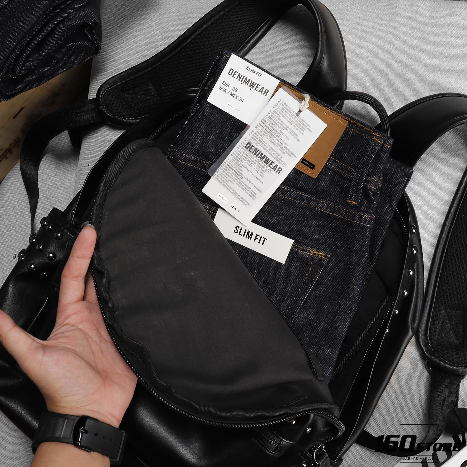 Quần jean ZRA dark blue slim fit