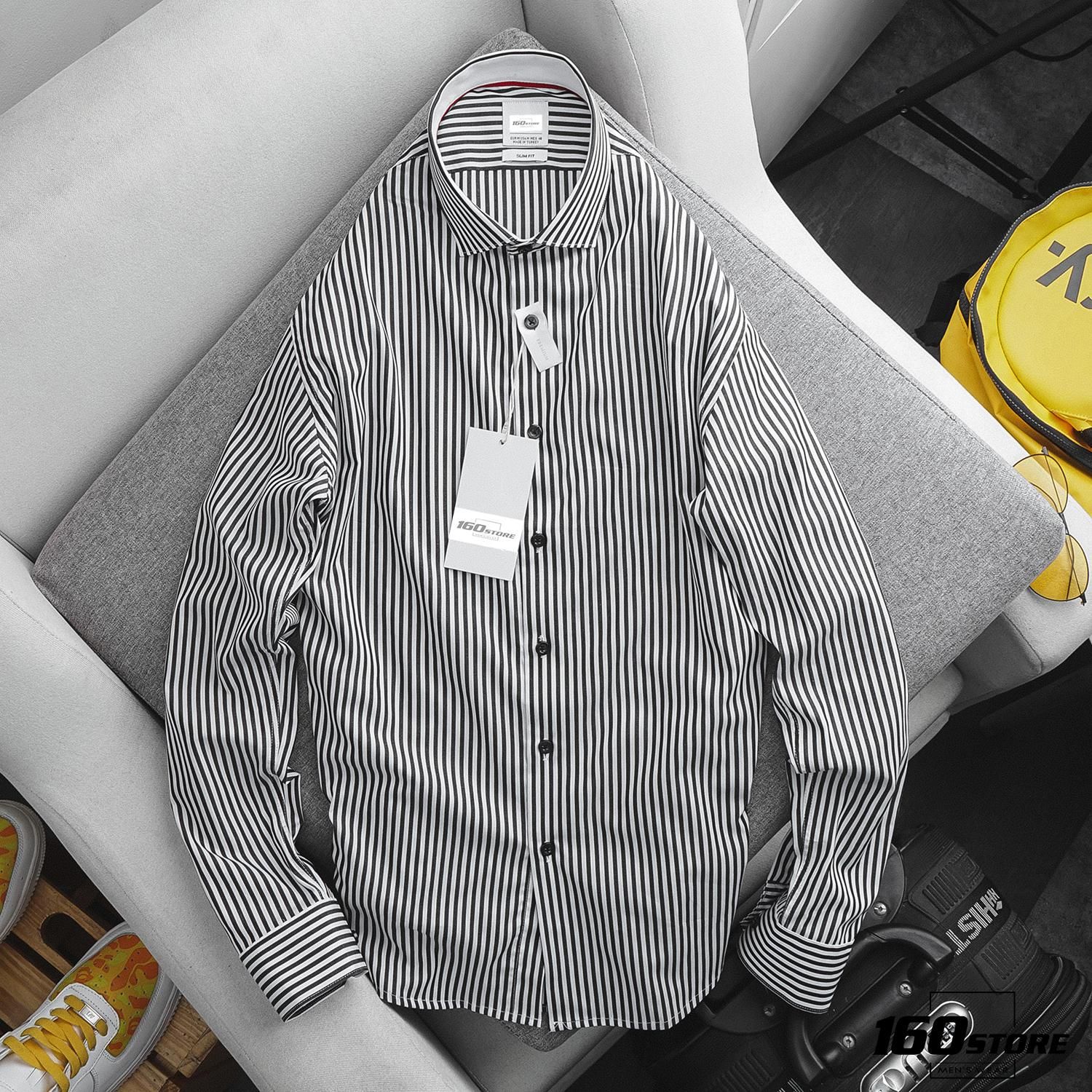 Áo sơmi kẻ sọc ZRA Slim fit