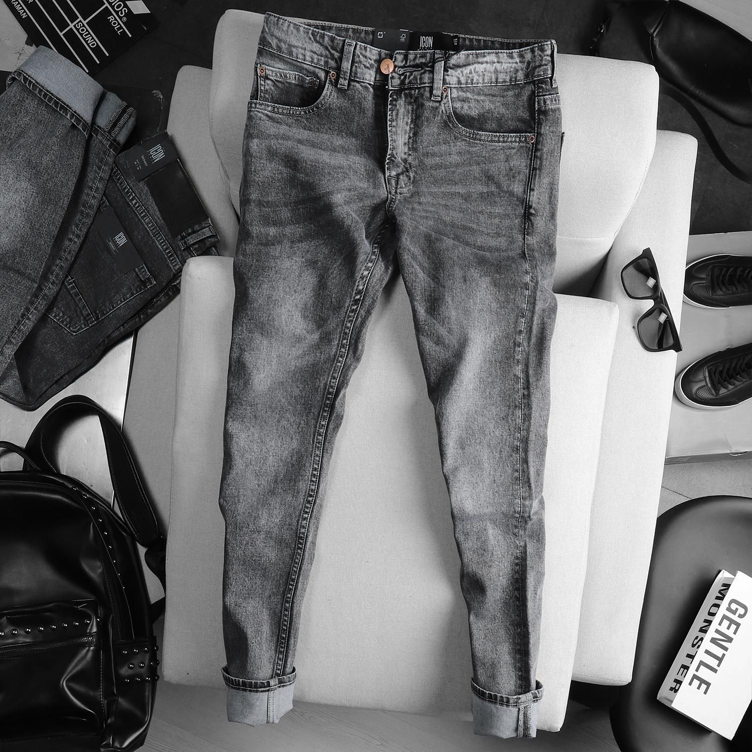 Quần jean ICON DENIM wash skinny