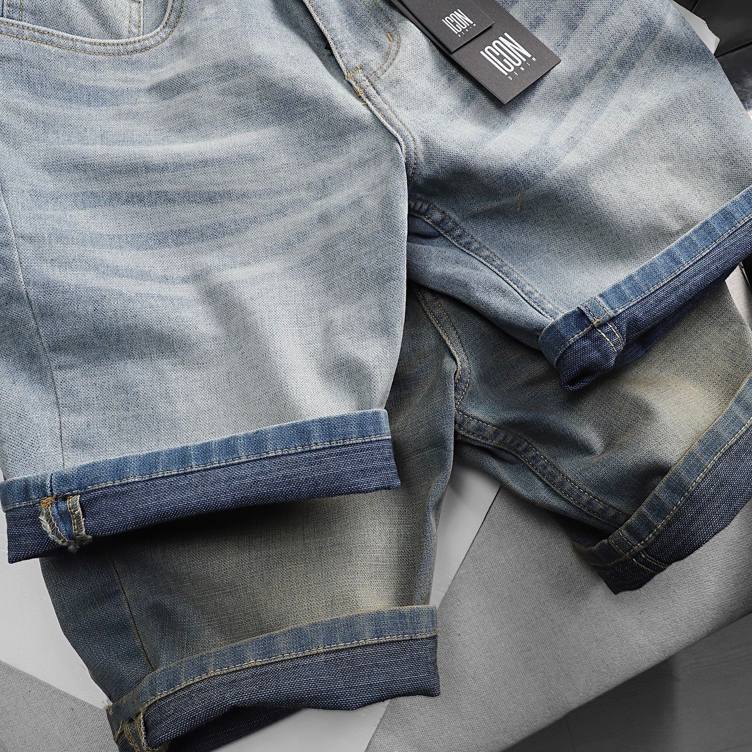 Quần short jean ICON DENIM slim
