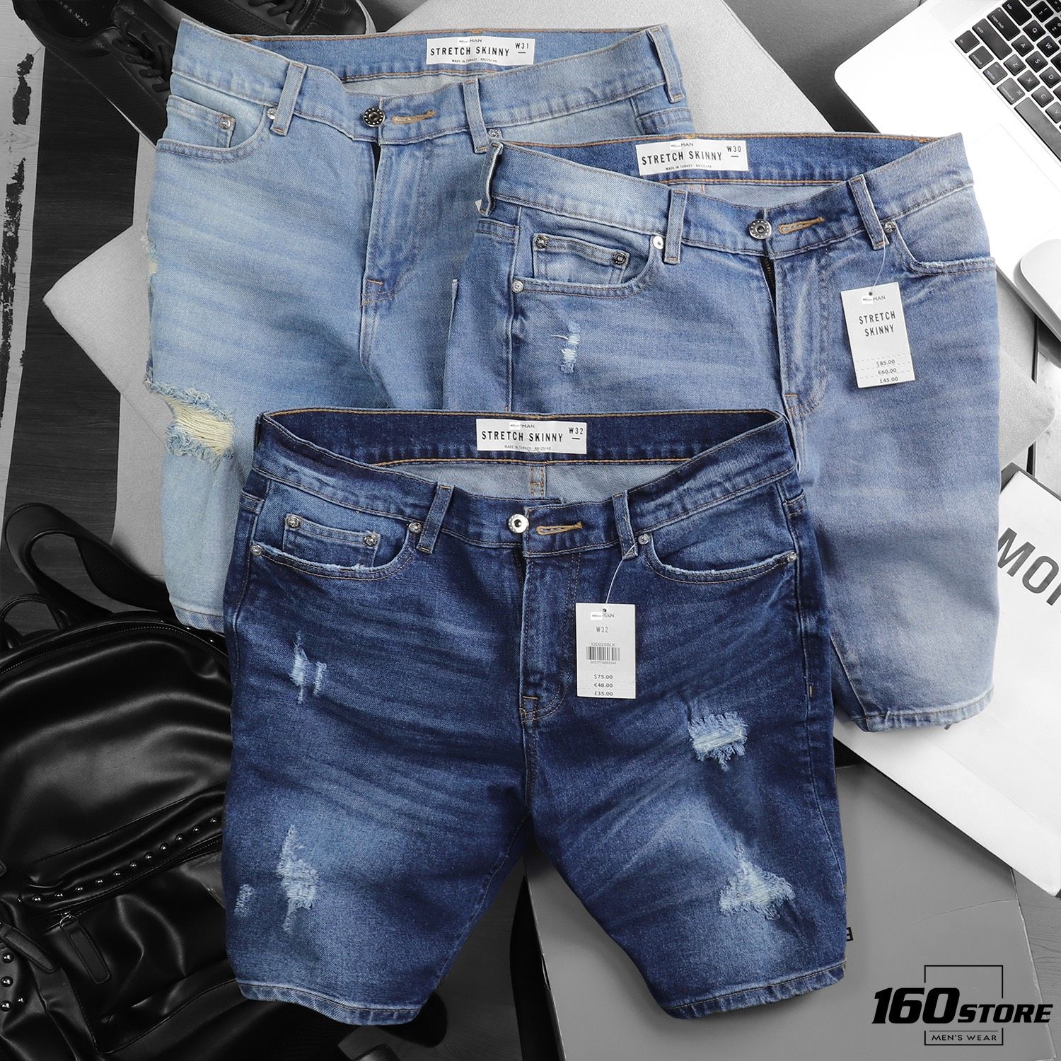 Quần Short Jean T.MAN