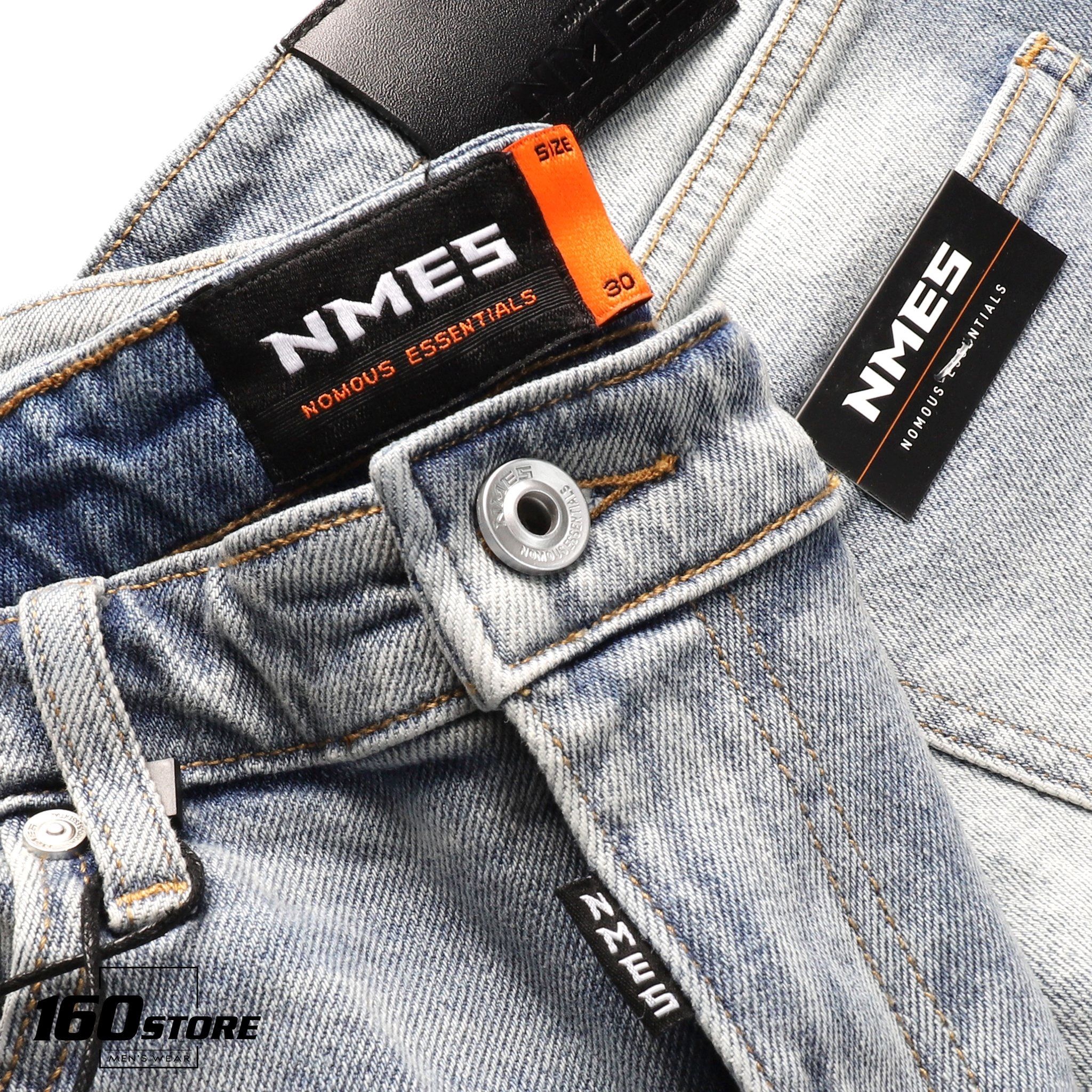 Quần short jeans NOMOUS ESENTIALS Ripped