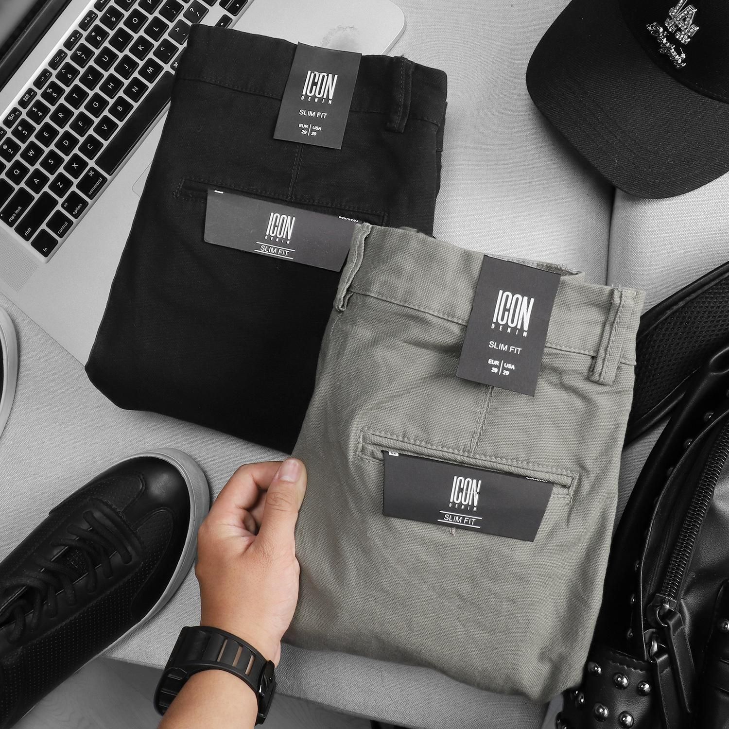 Quần kaki ICON DENIM slim