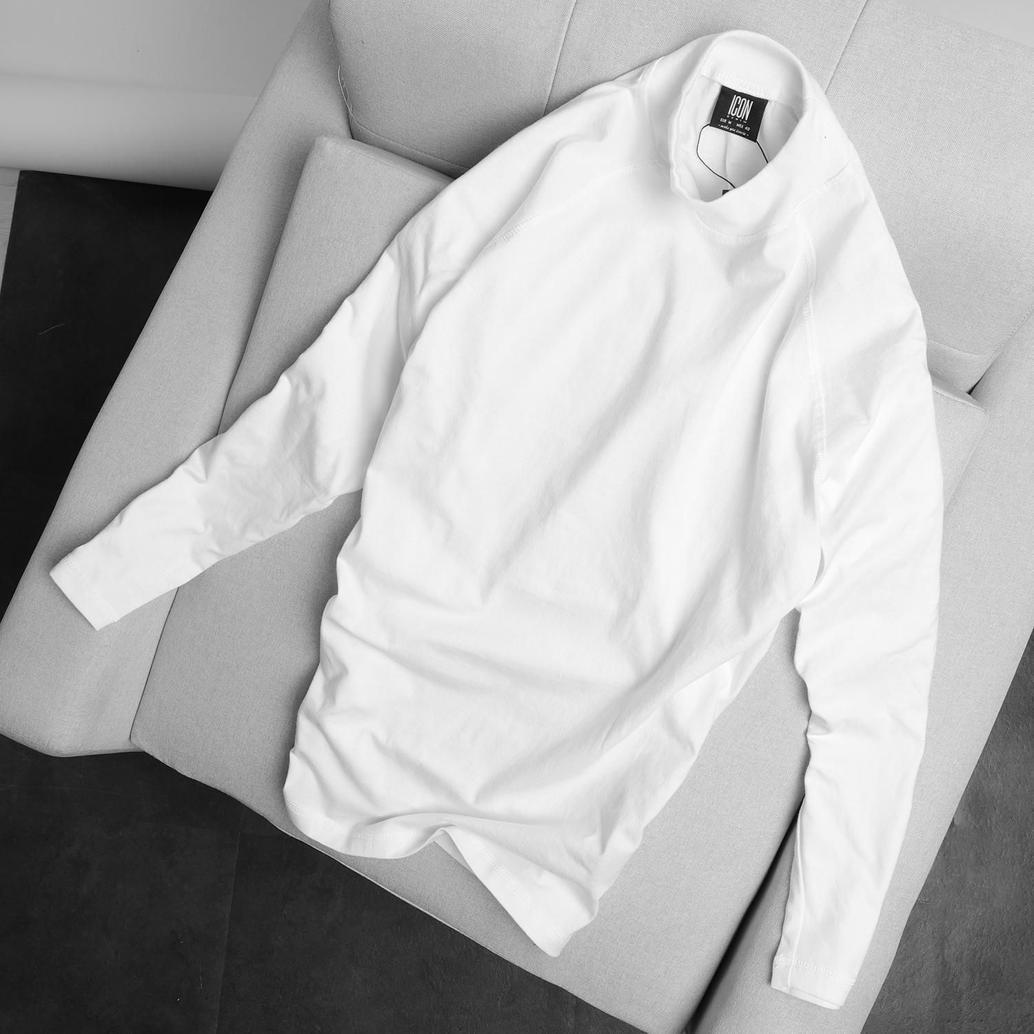Áo thun ICON DENIM turtle neck (TD)