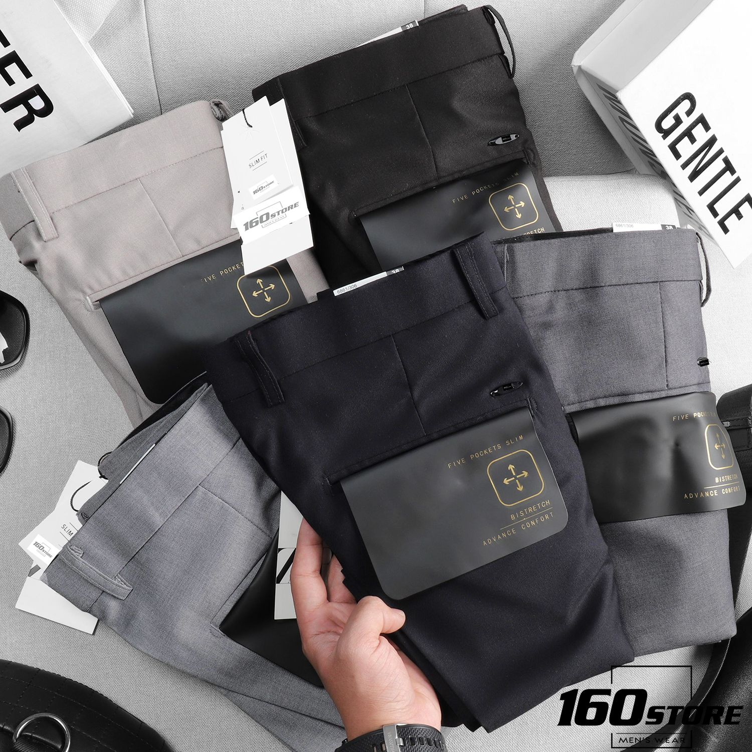 Quần tây ZRA 5 pockets slim