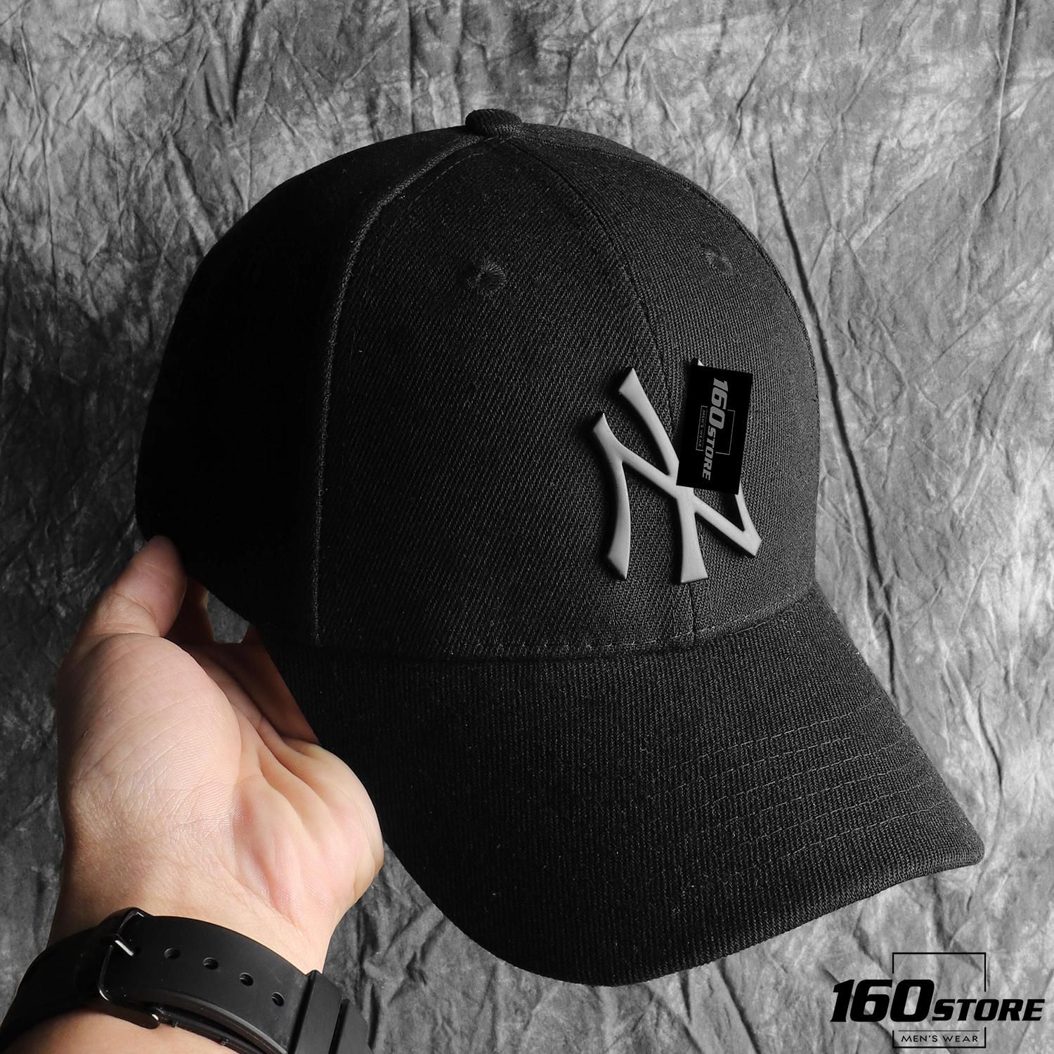 Nón M.L.B black logo N.Y