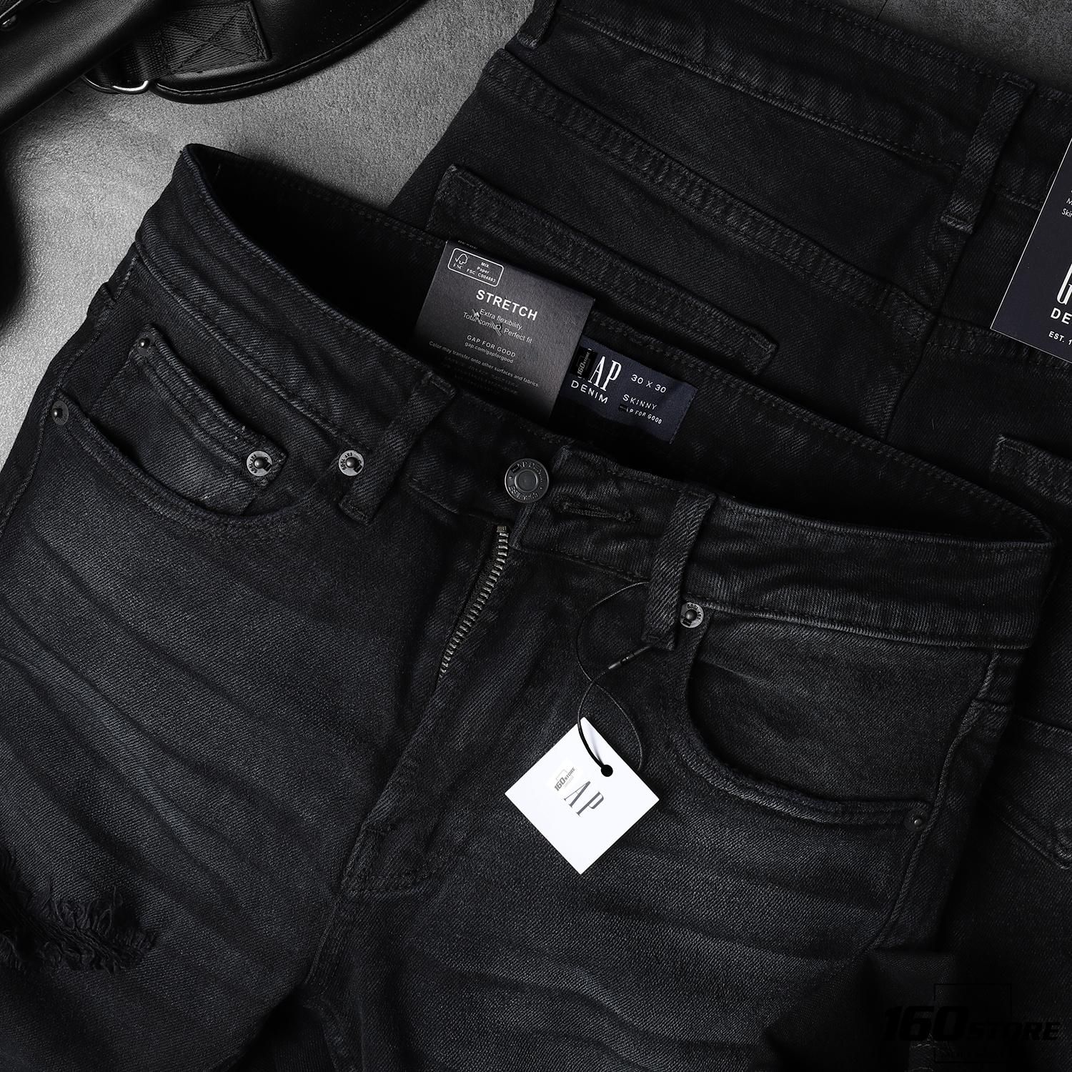 Quần jean G.A.P black skinny