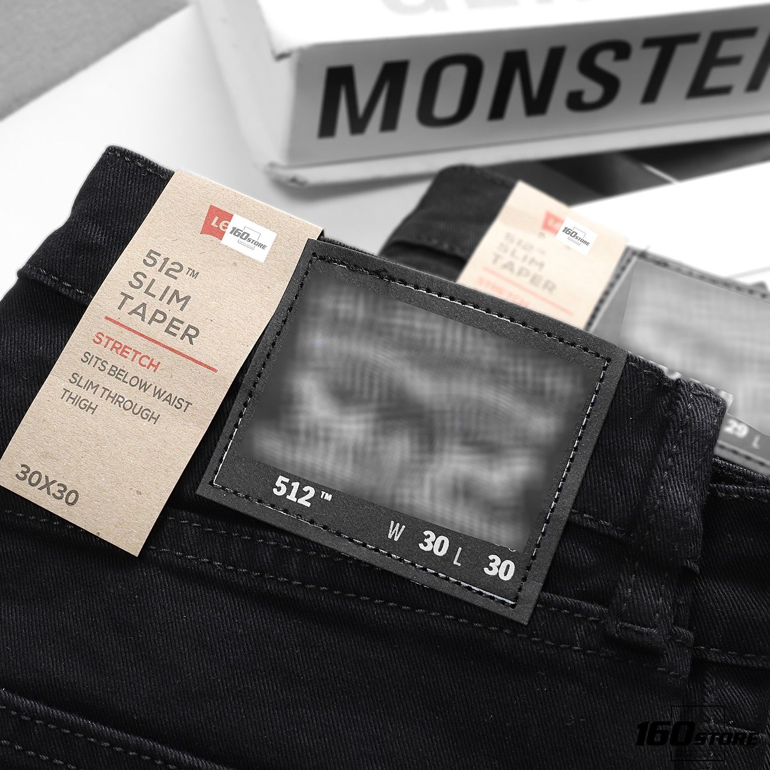Quần Jean LVIS 512 Black