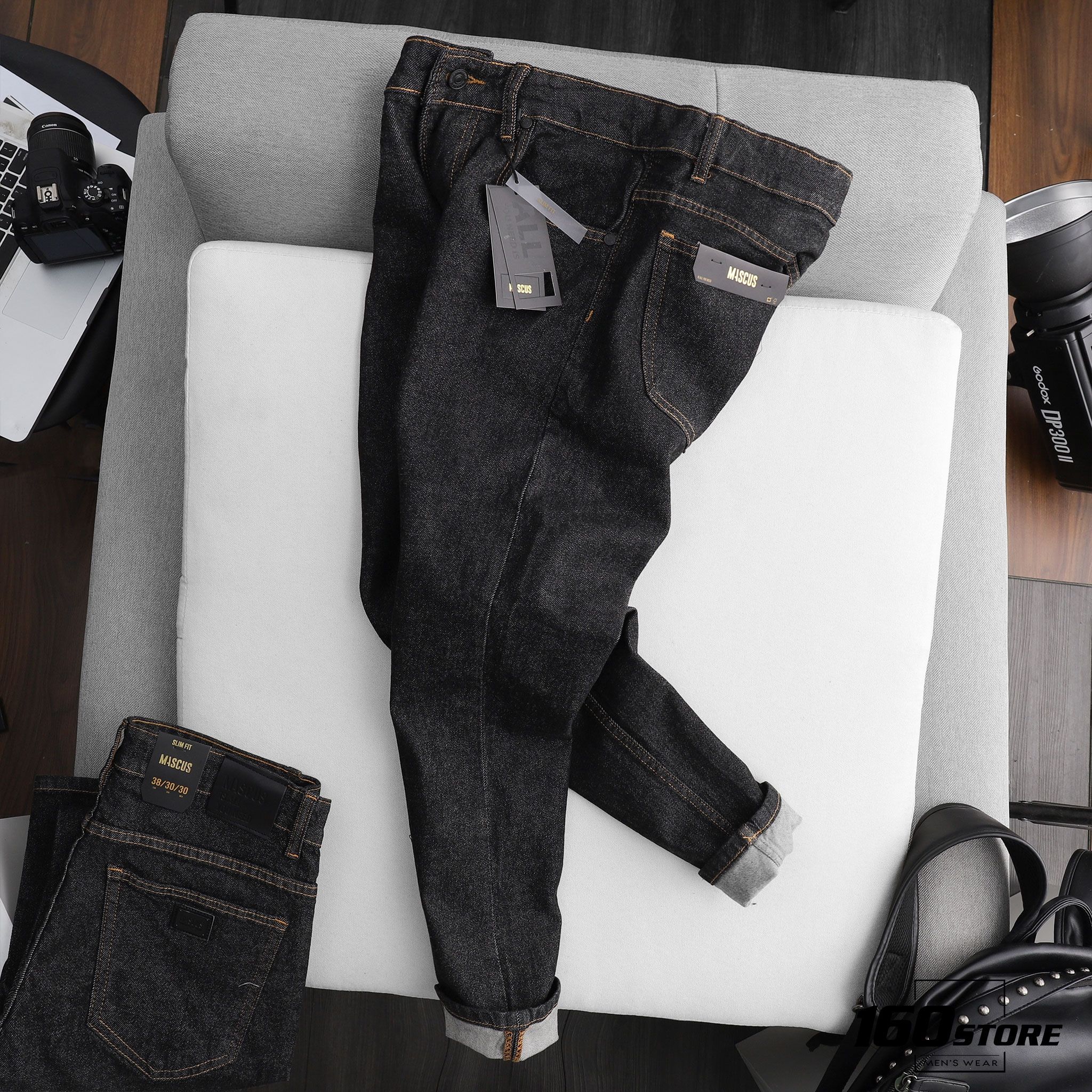 Quần jeans MASCUS Indigo slim
