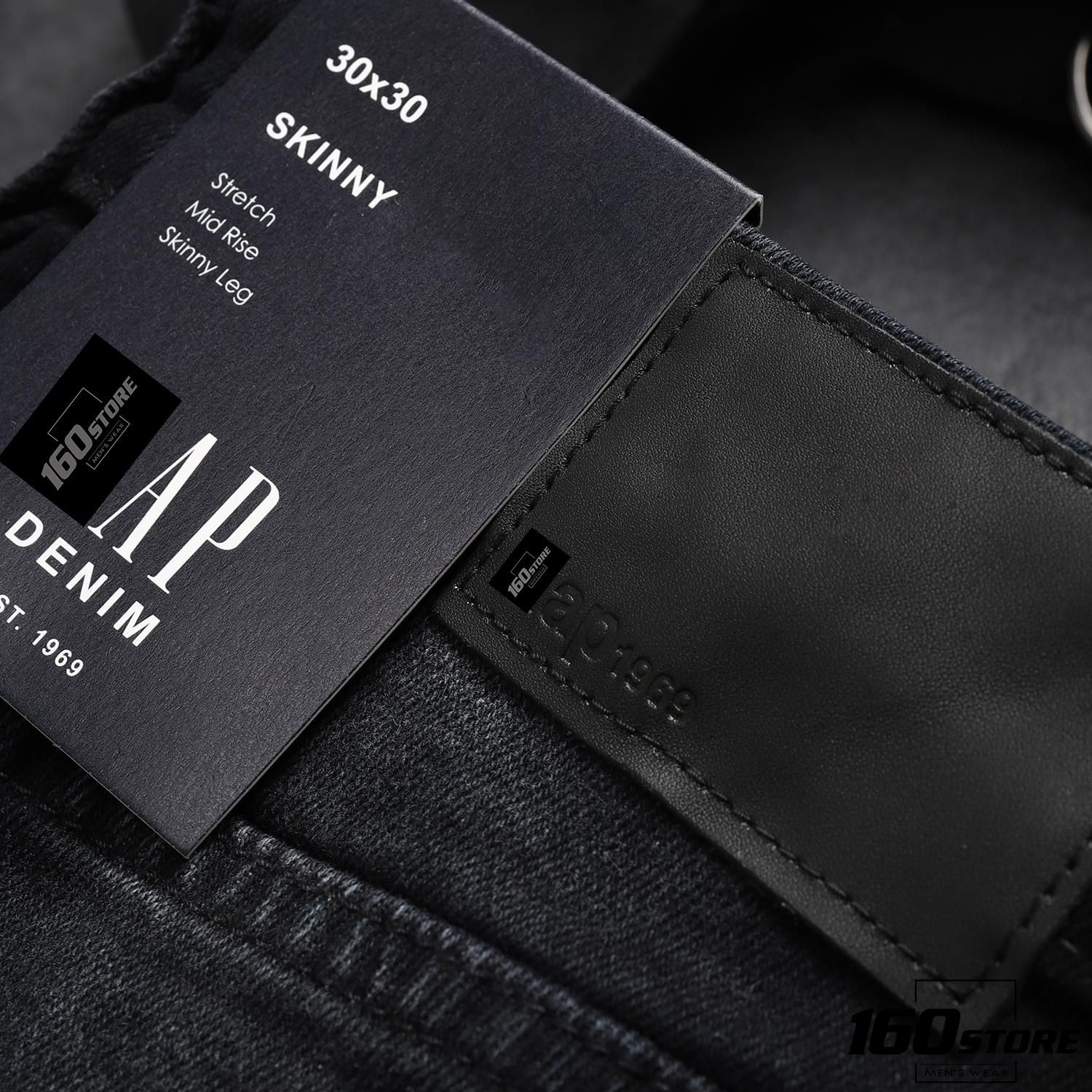 Quần jean G.A.P black skinny