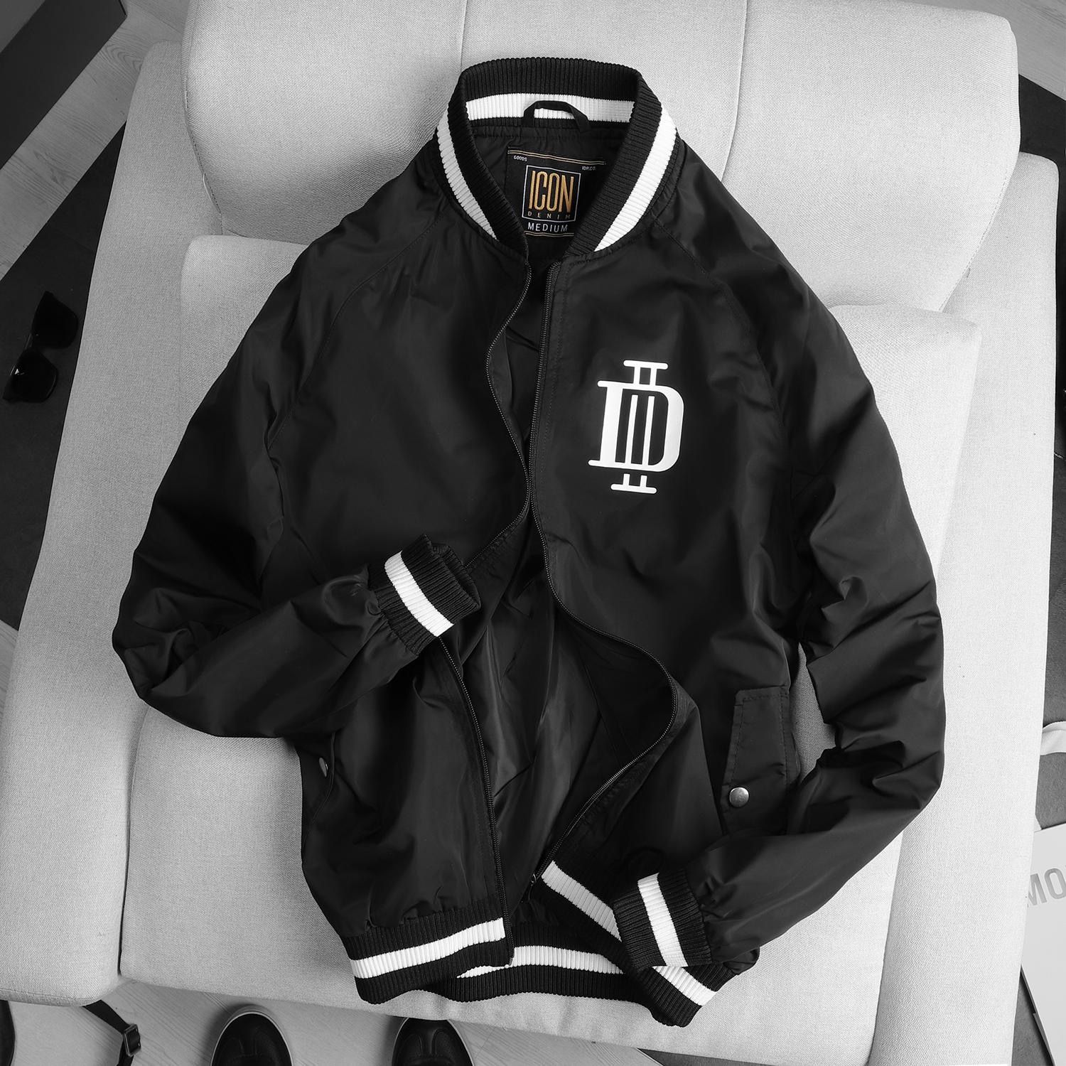 Áo khoác ICON DENIM bomber ss20