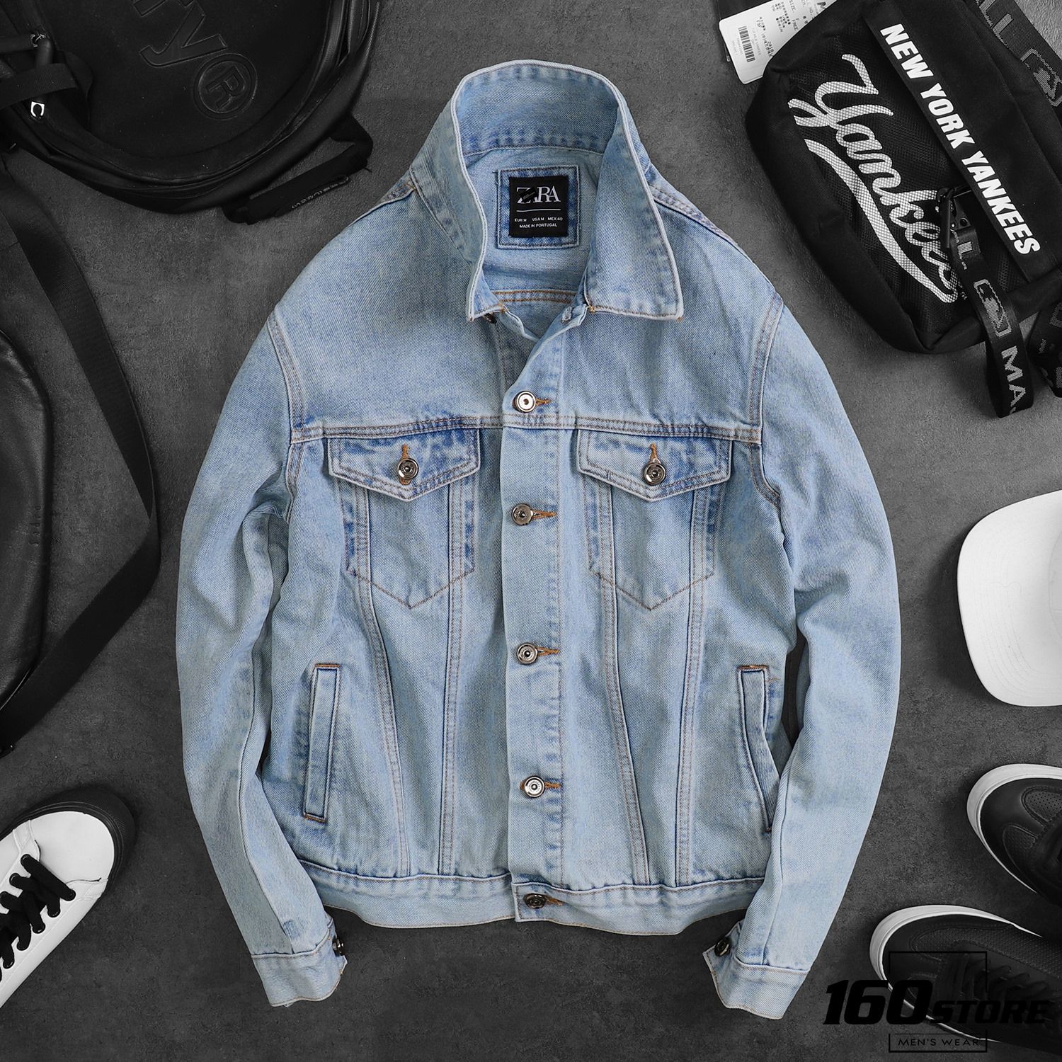 Áo khoác denim ZRA