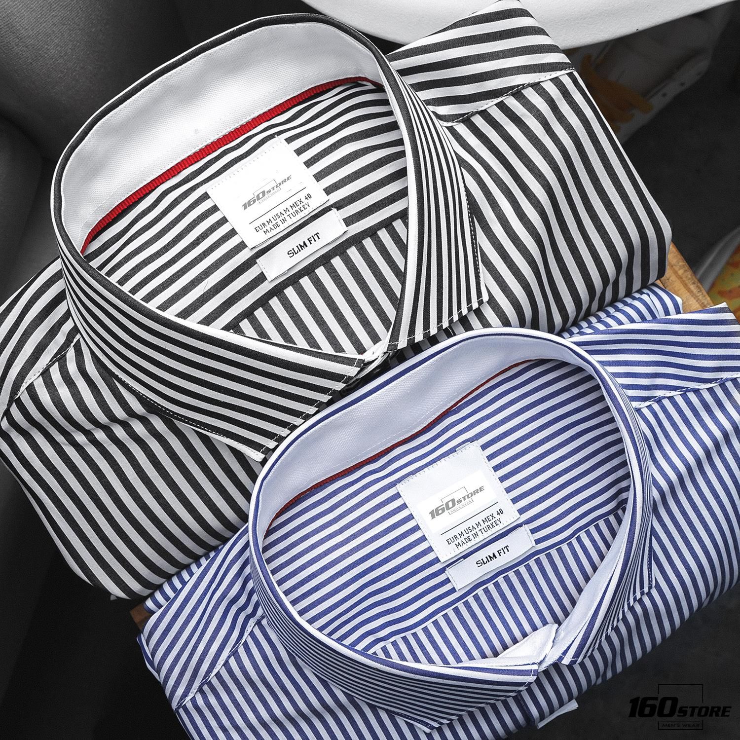Áo sơmi kẻ sọc ZRA Slim fit